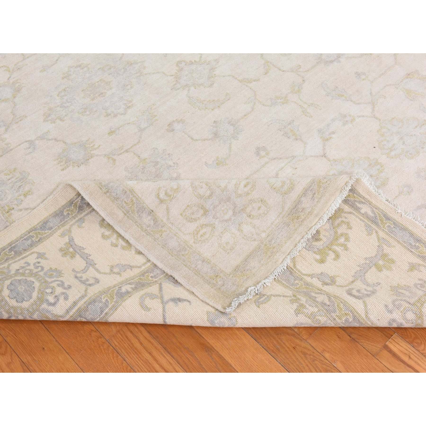 Oushak-And-Peshawar-Hand-Knotted-Rug-394215