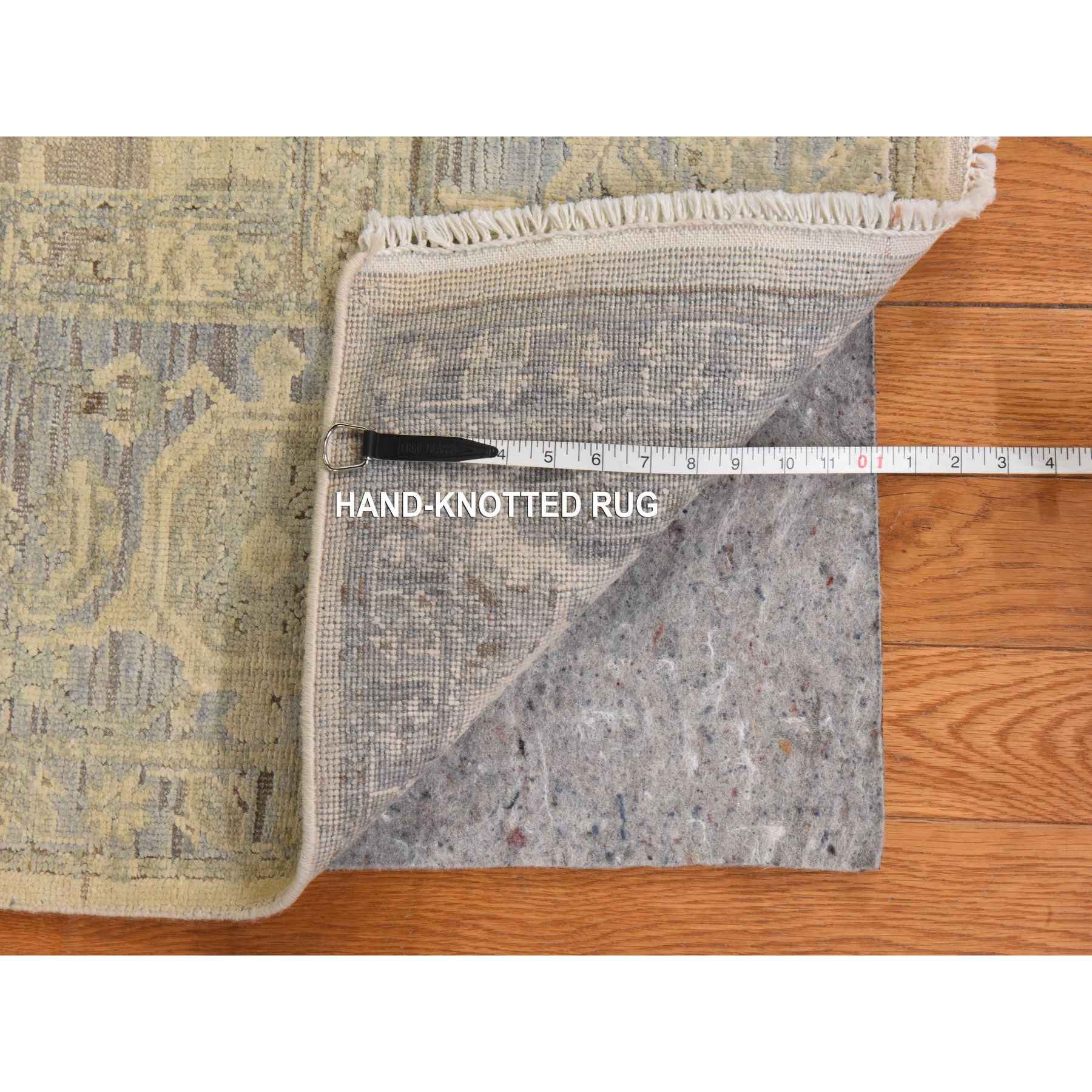 Oushak-And-Peshawar-Hand-Knotted-Rug-394485