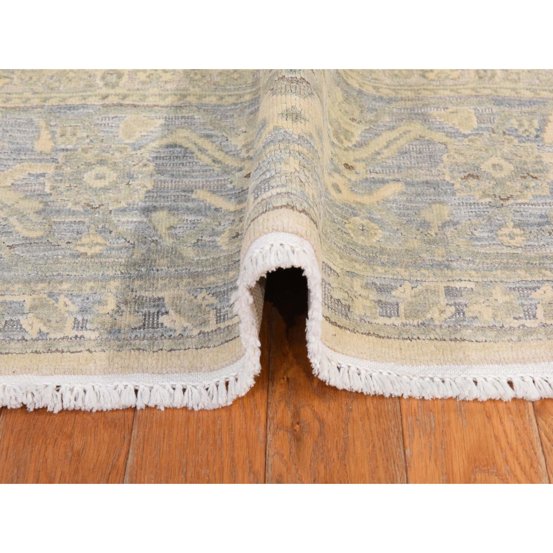 Oushak-And-Peshawar-Hand-Knotted-Rug-394485