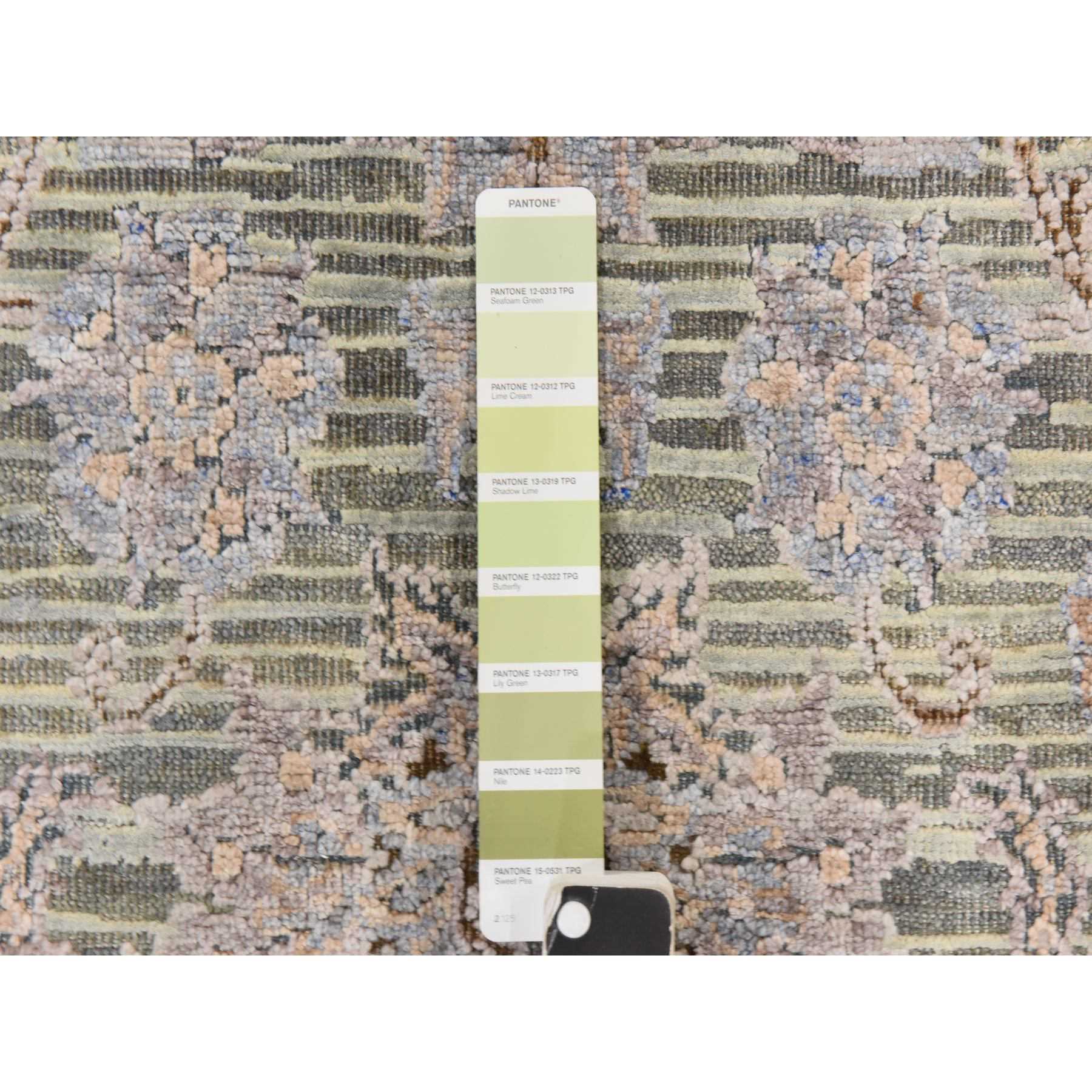 Oushak-And-Peshawar-Hand-Knotted-Rug-394930