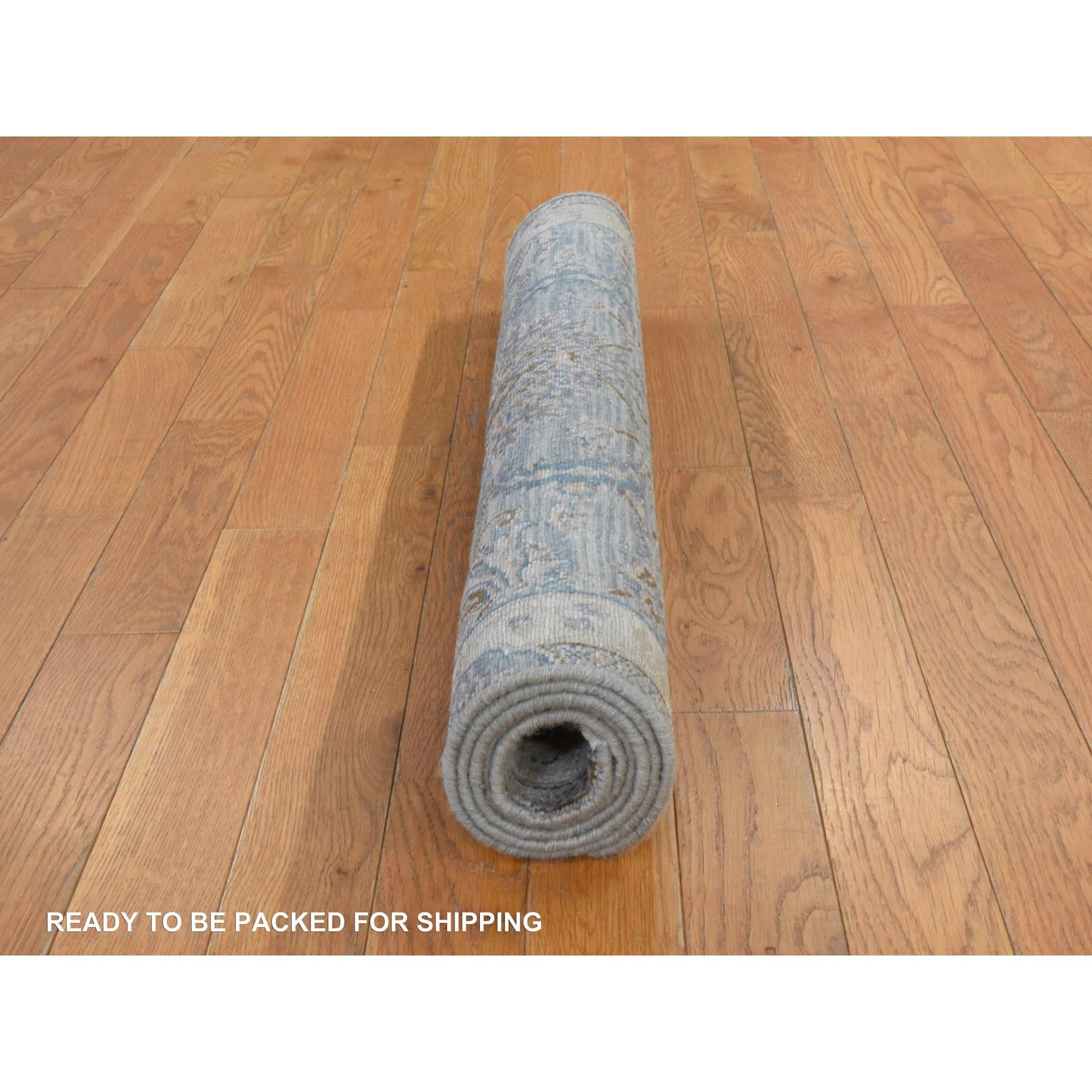 Oushak-And-Peshawar-Hand-Knotted-Rug-394930