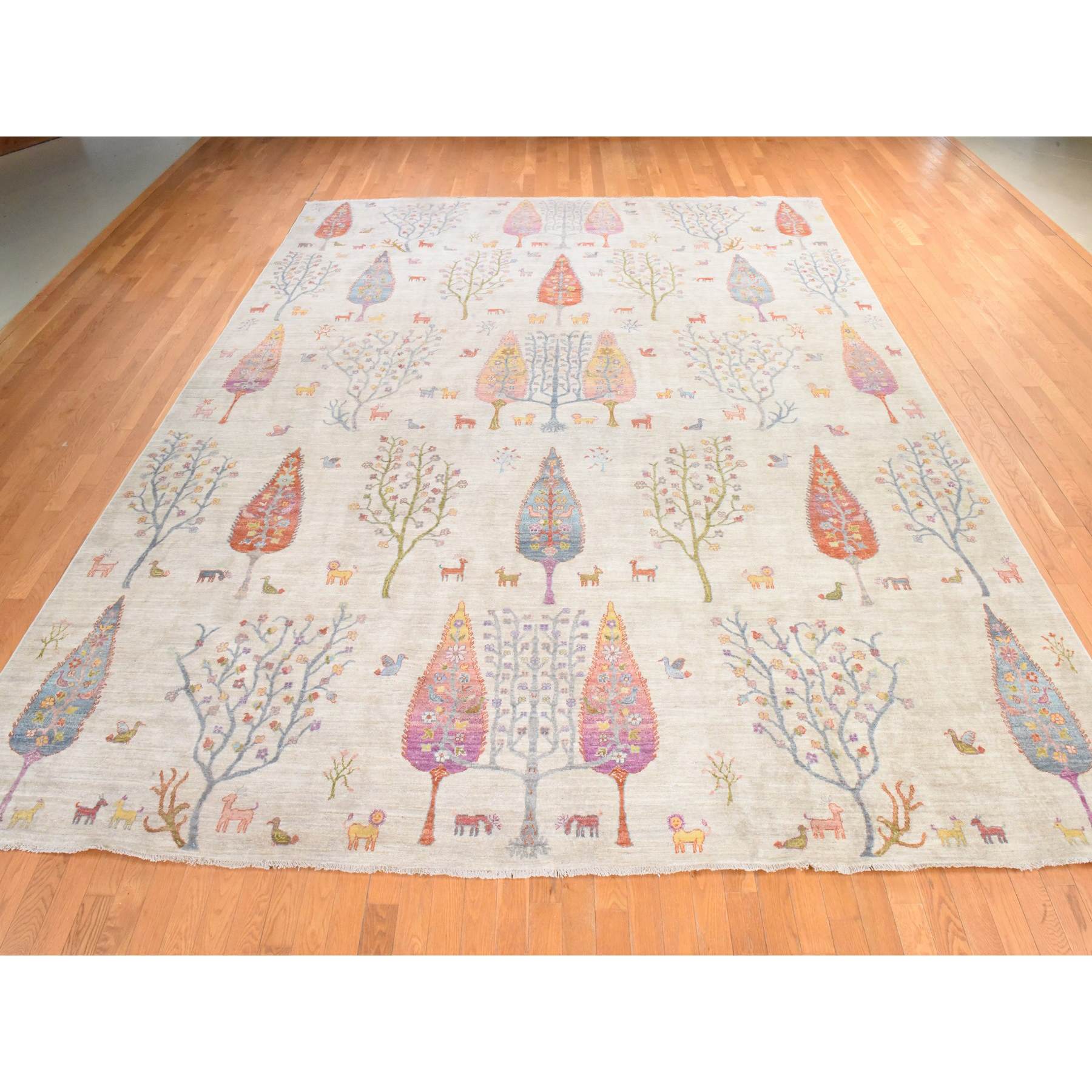 Transitional-Hand-Knotted-Rug-393295