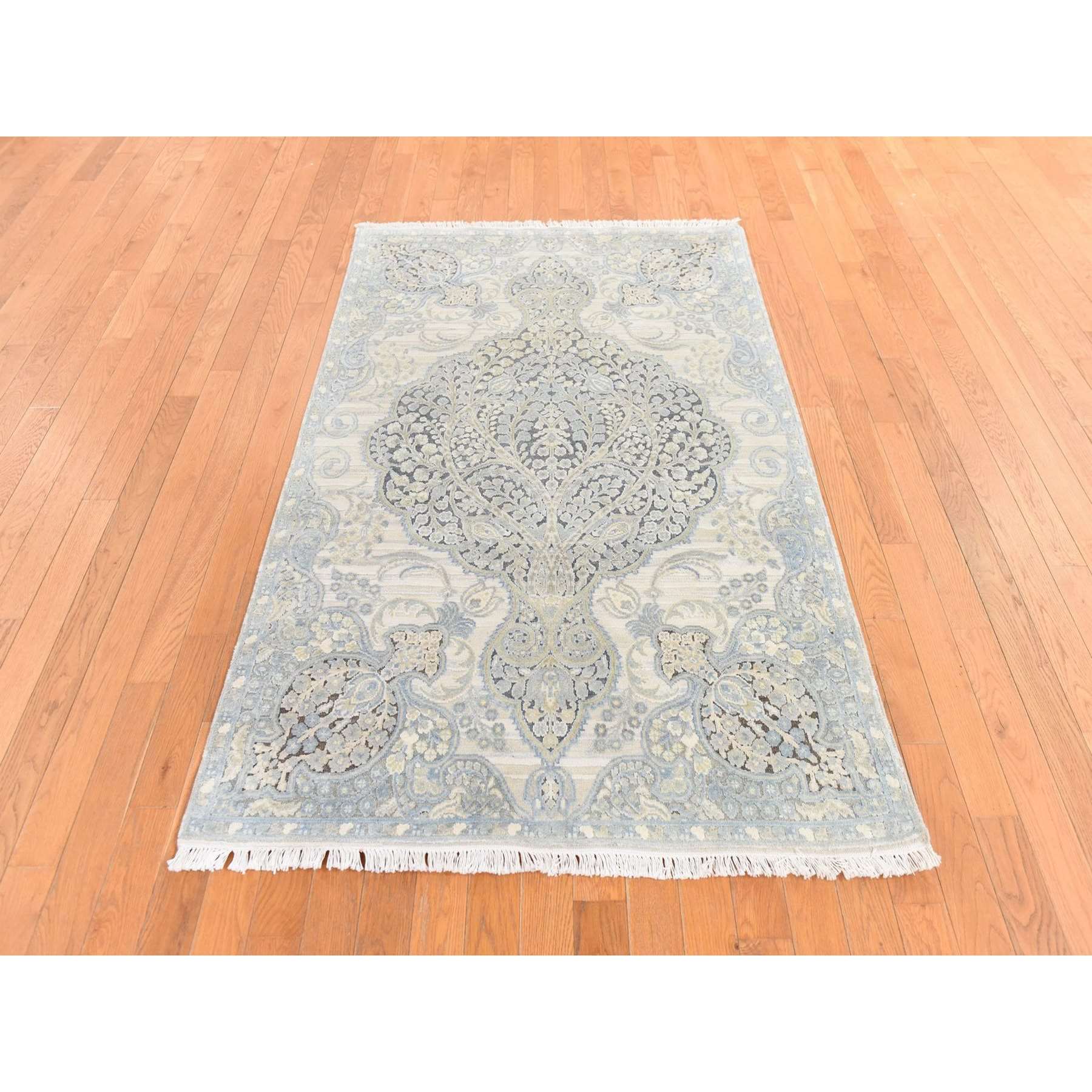 Transitional-Hand-Knotted-Rug-393550