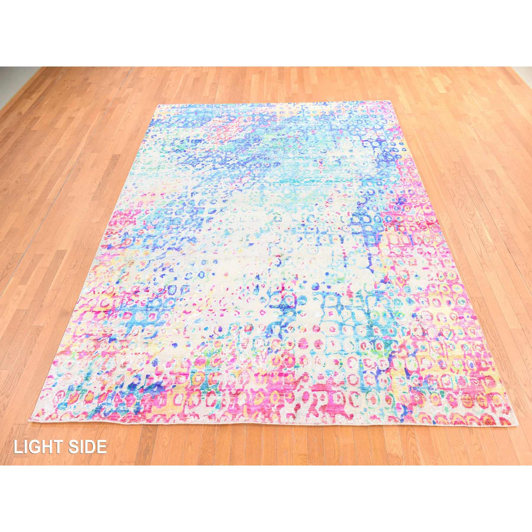 Transitional-Hand-Knotted-Rug-393675