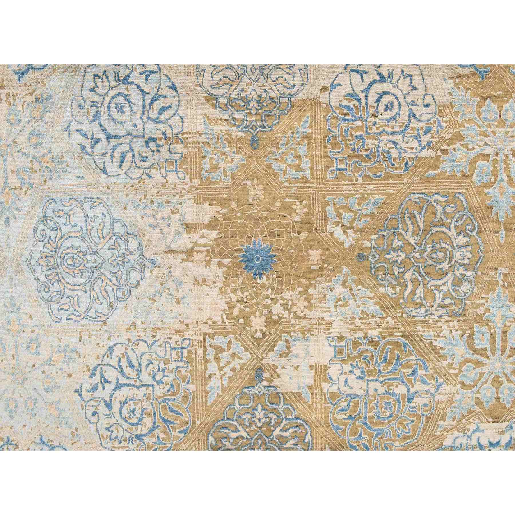 Transitional-Hand-Knotted-Rug-394200