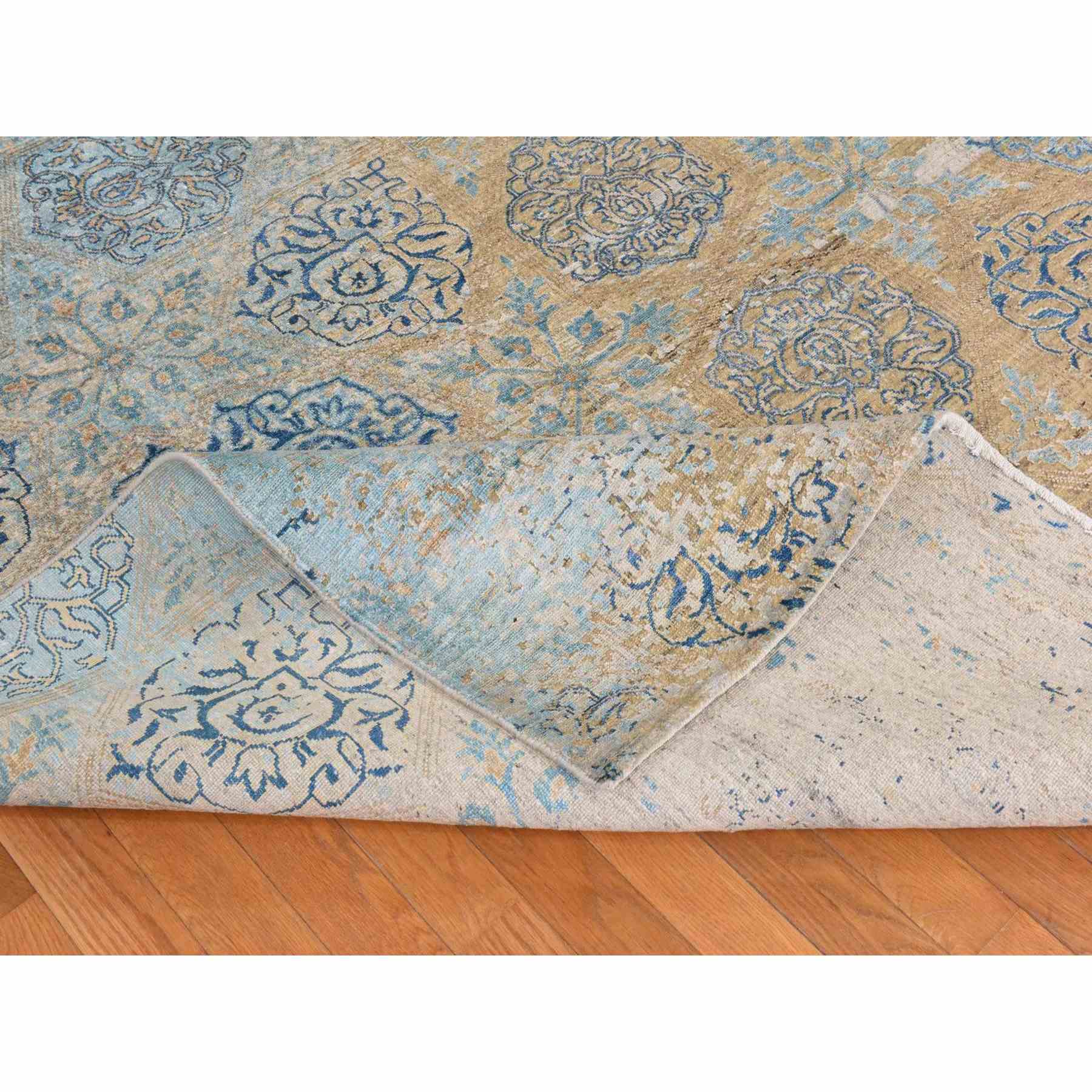 Transitional-Hand-Knotted-Rug-394200