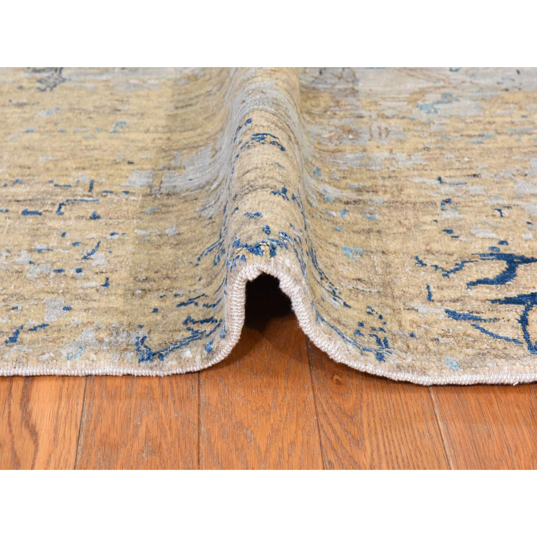 Transitional-Hand-Knotted-Rug-394200