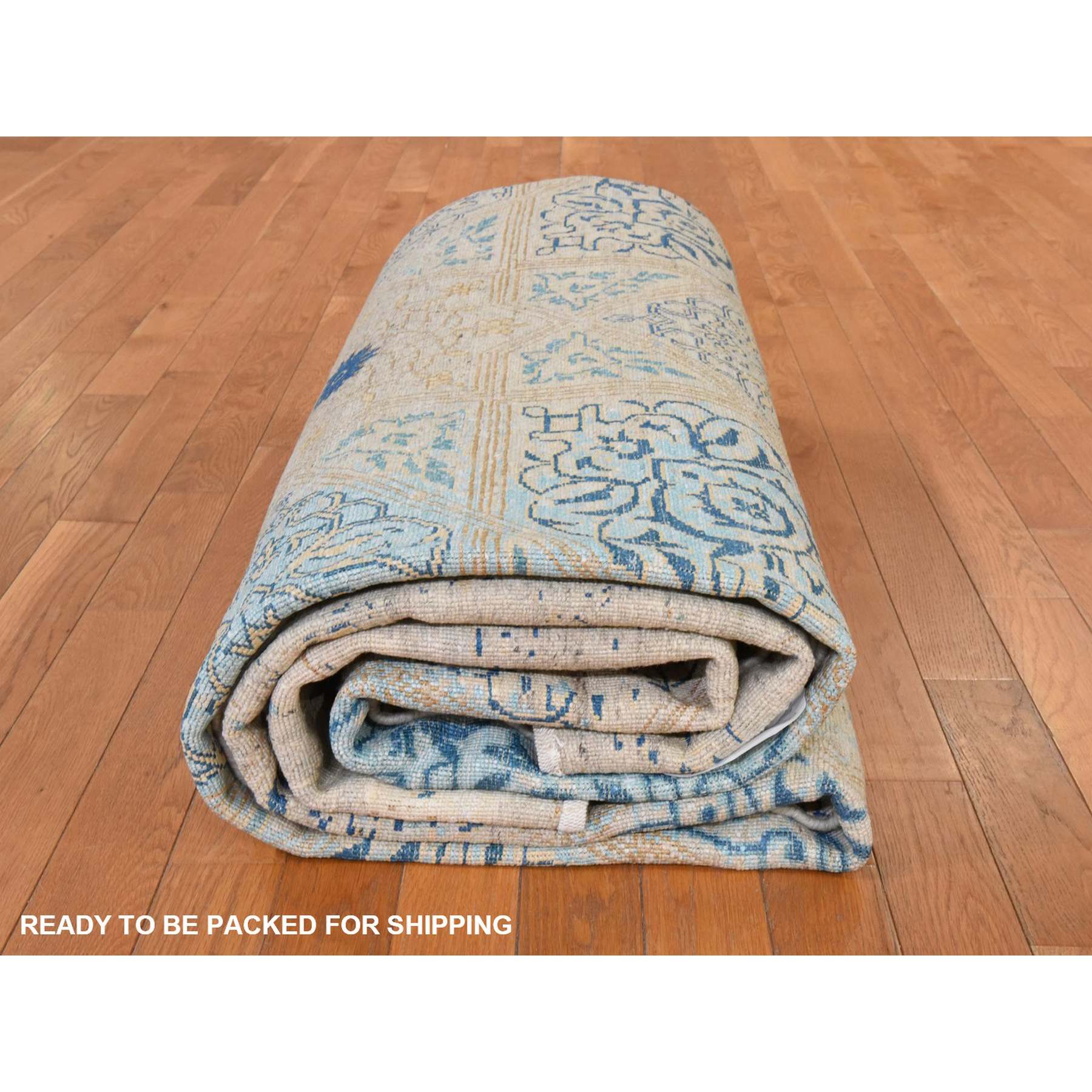 Transitional-Hand-Knotted-Rug-394200