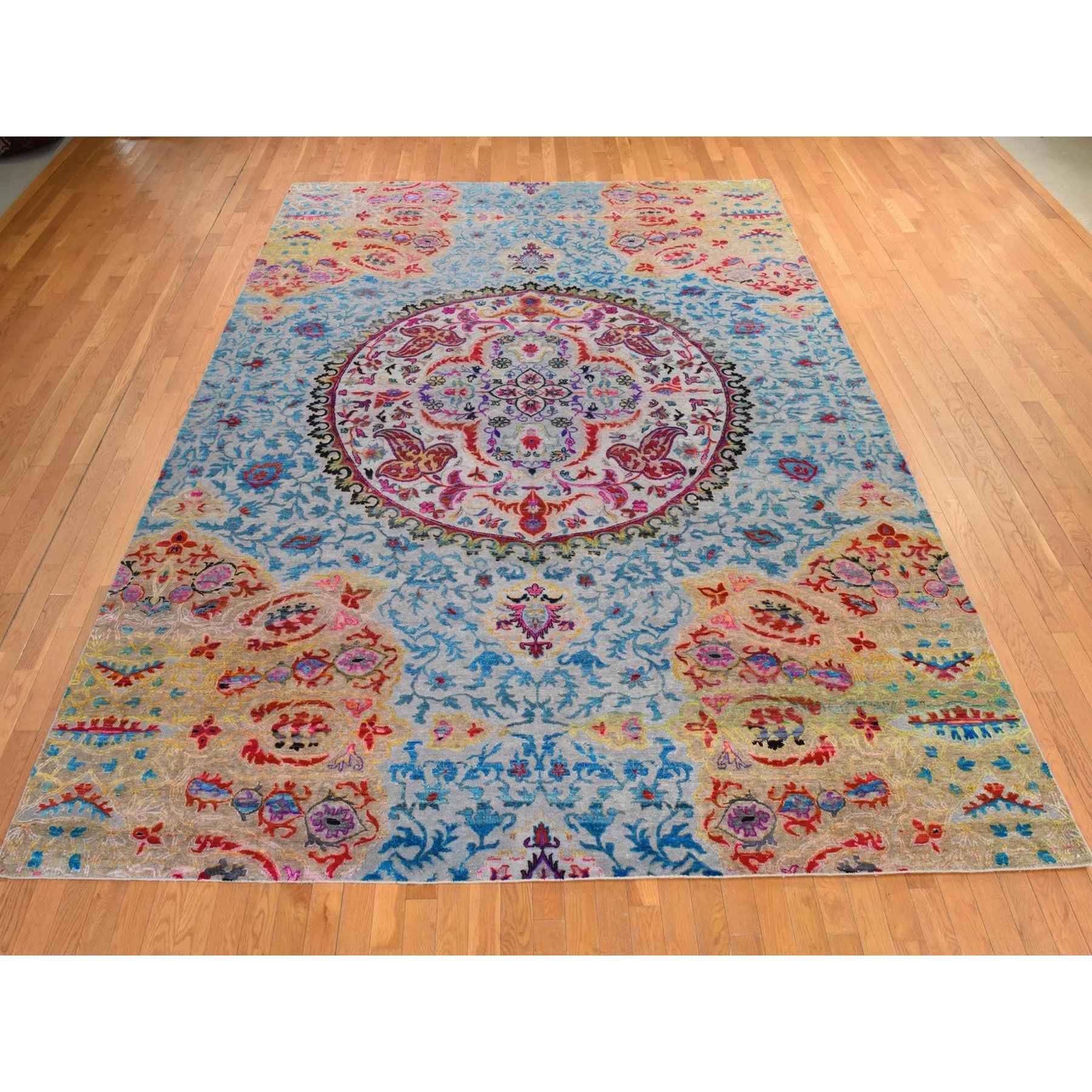 Transitional-Hand-Knotted-Rug-394225