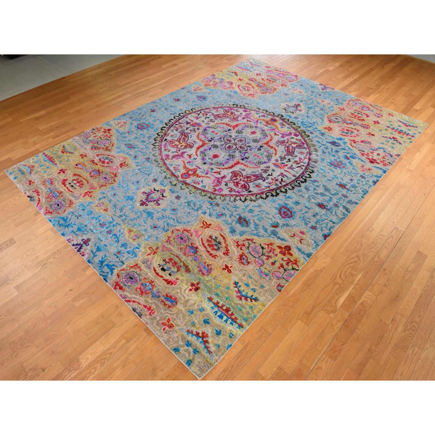 Transitional-Hand-Knotted-Rug-394225