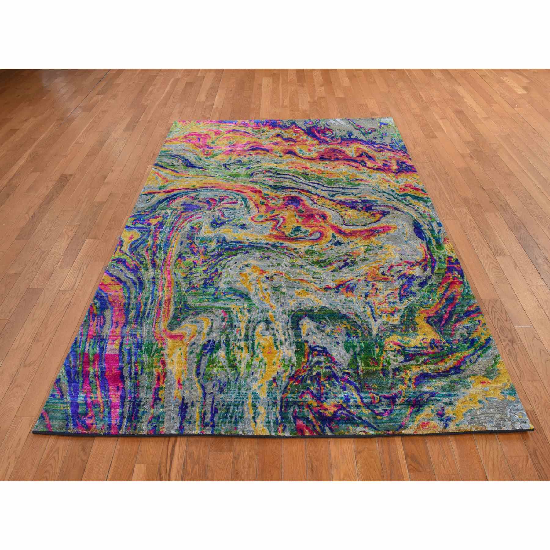Transitional-Hand-Knotted-Rug-394455