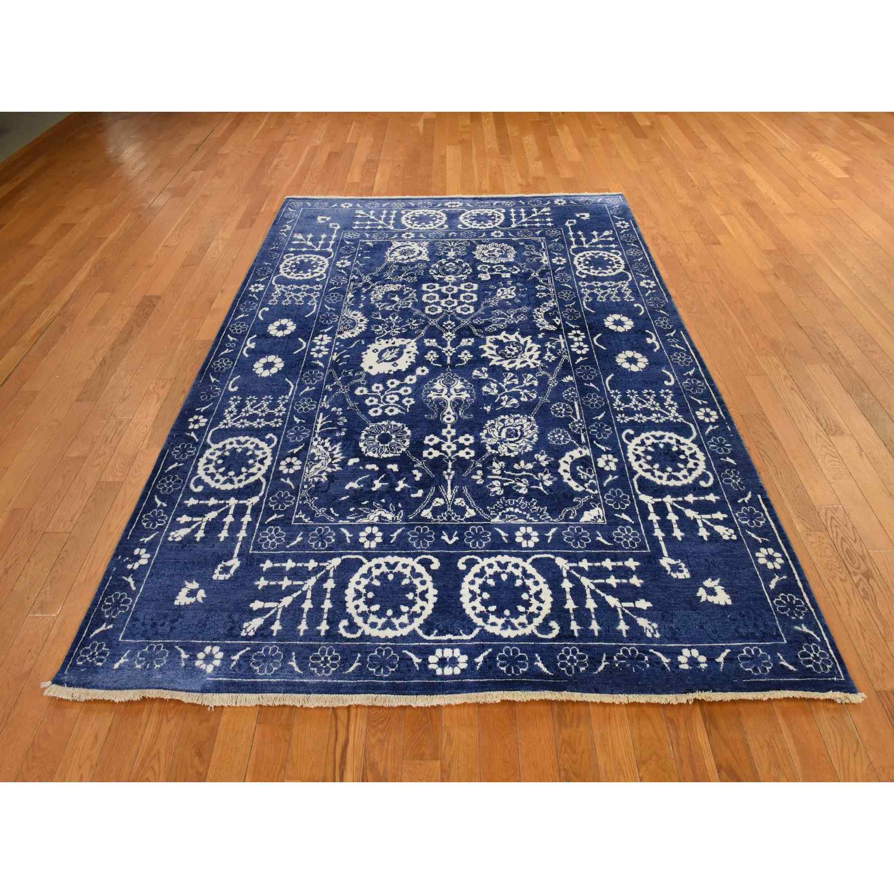 Transitional-Hand-Knotted-Rug-394460
