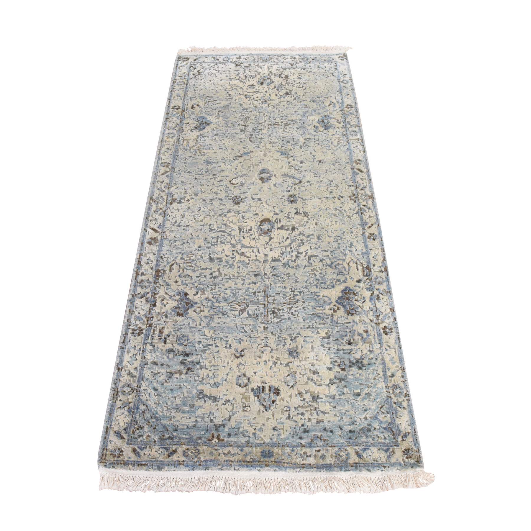 Transitional-Hand-Knotted-Rug-394990