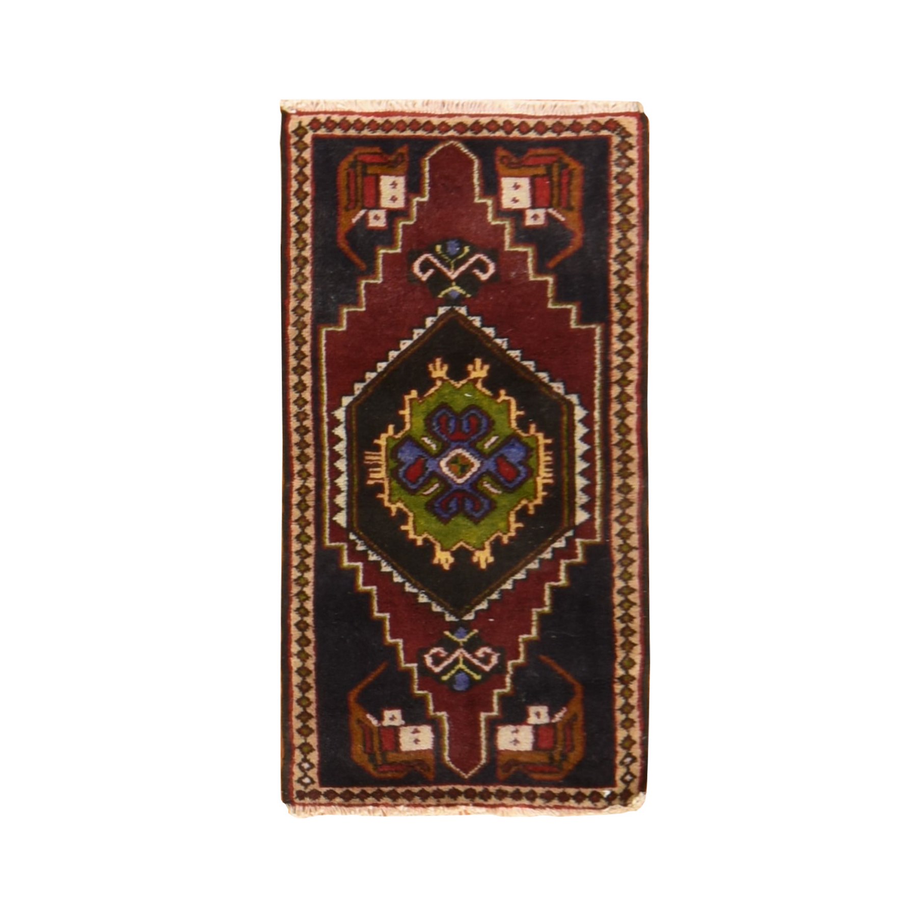 Tribal-Geometric-Hand-Knotted-Rug-393265