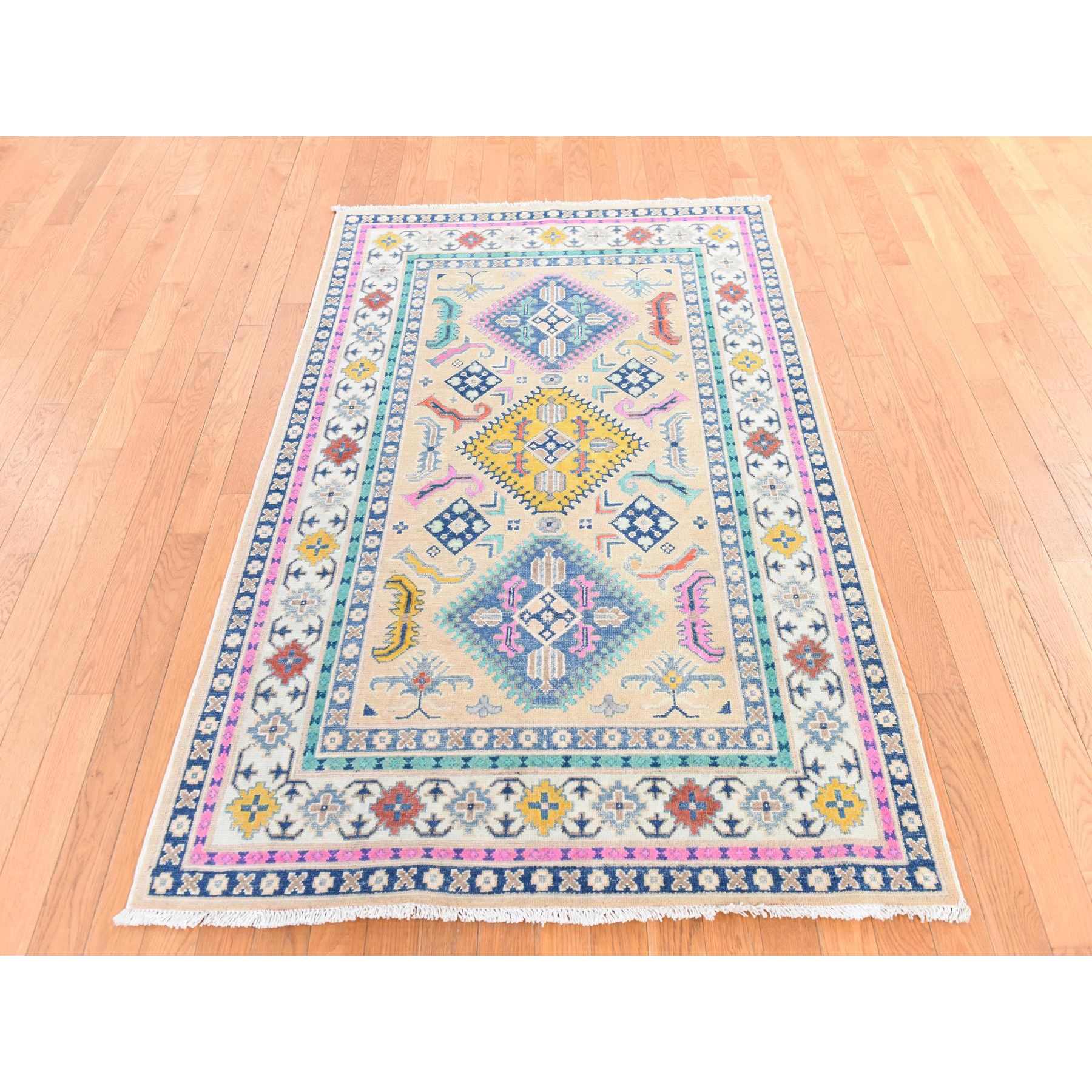 Tribal-Geometric-Hand-Knotted-Rug-393370