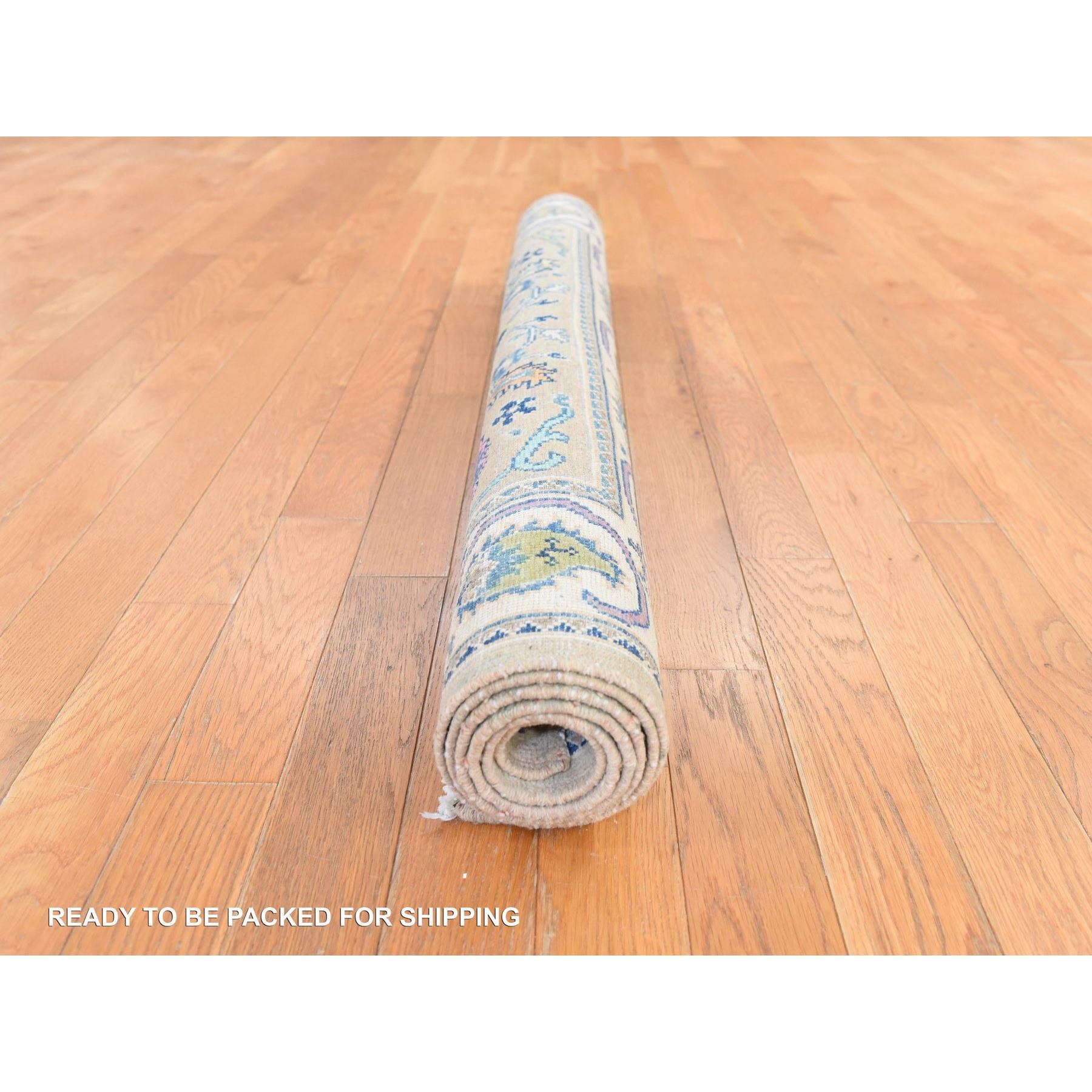 Tribal-Geometric-Hand-Knotted-Rug-393395