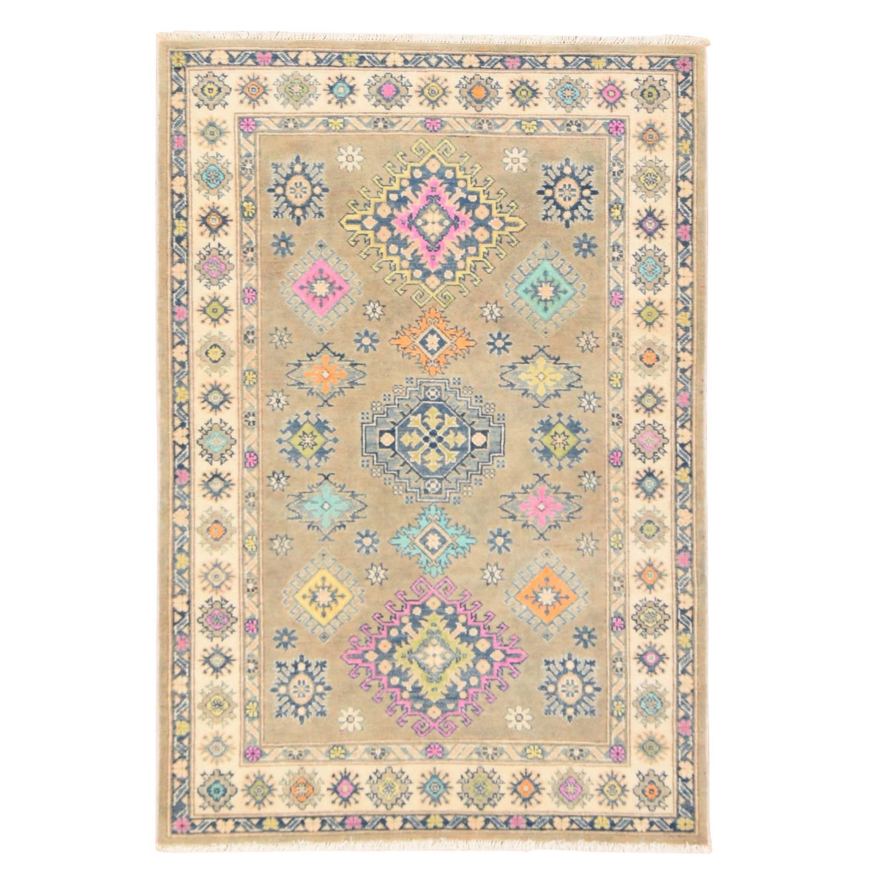 Tribal-Geometric-Hand-Knotted-Rug-393400