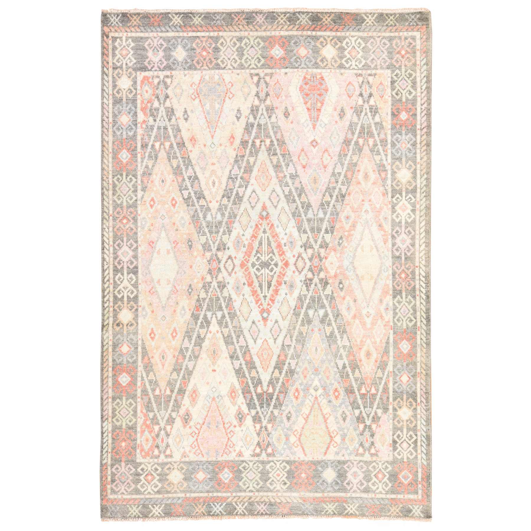 Tribal-Geometric-Hand-Knotted-Rug-393430