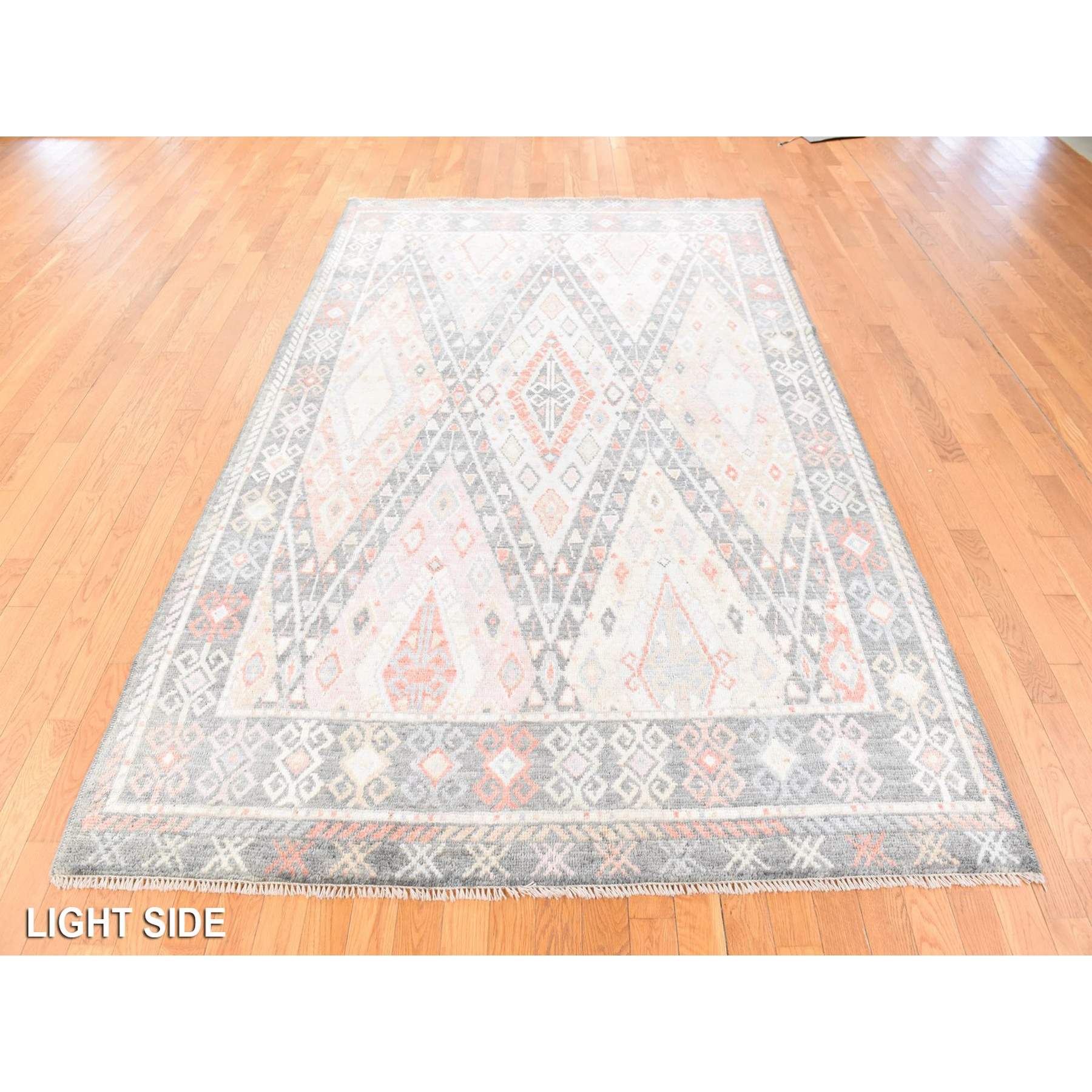 Tribal-Geometric-Hand-Knotted-Rug-393430