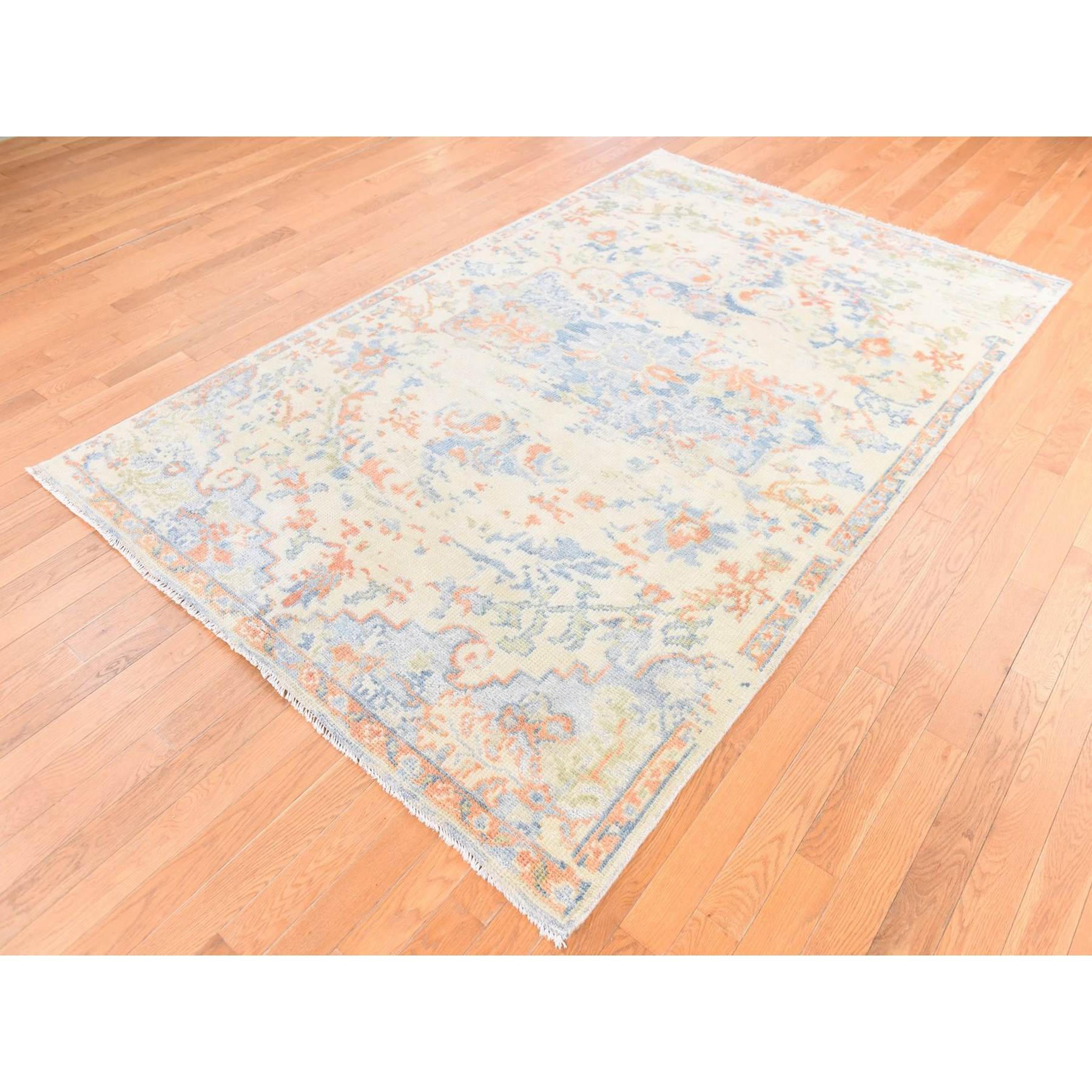 Tribal-Geometric-Hand-Knotted-Rug-393445