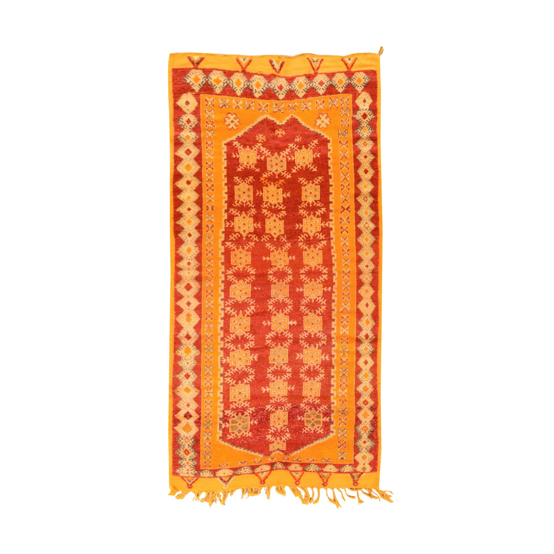 Tribal-Geometric-Hand-Knotted-Rug-393495