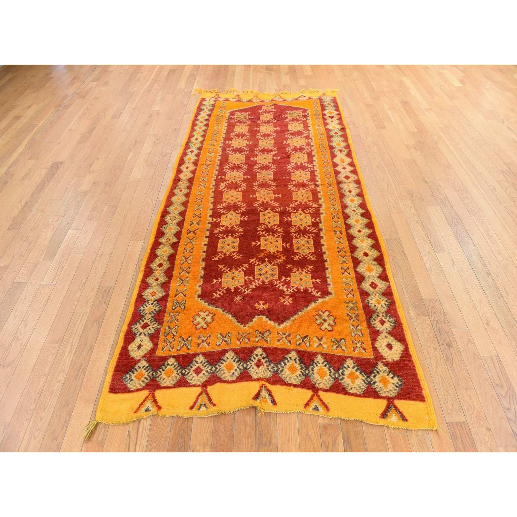 Tribal-Geometric-Hand-Knotted-Rug-393495