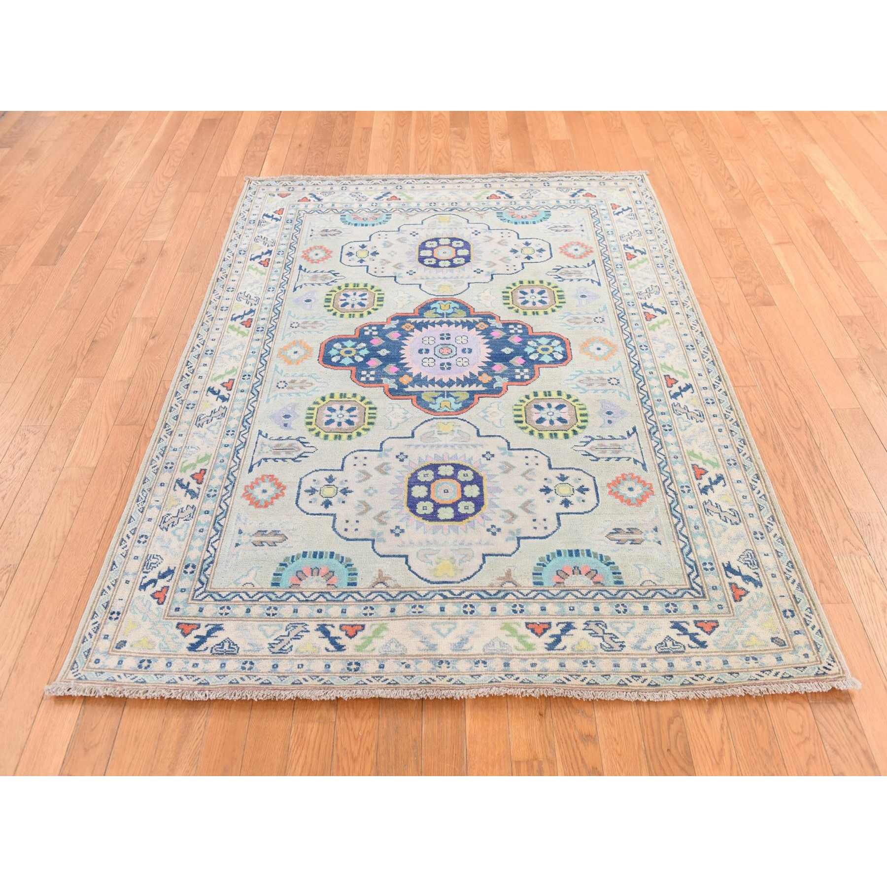 Tribal-Geometric-Hand-Knotted-Rug-393620