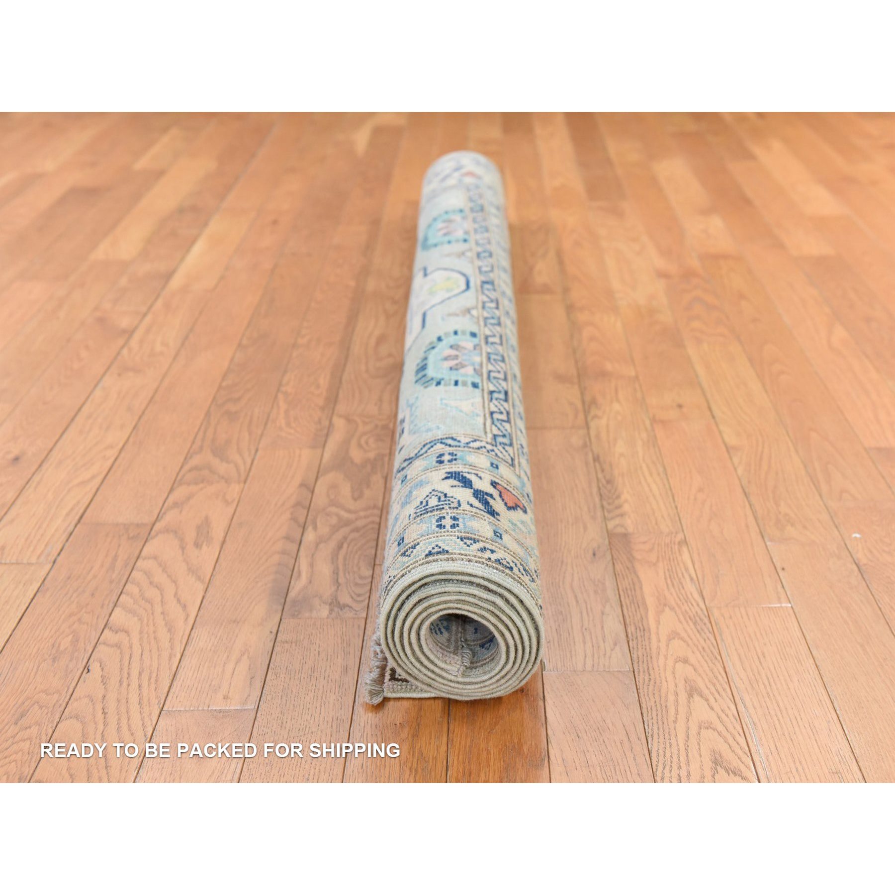 Tribal-Geometric-Hand-Knotted-Rug-393620