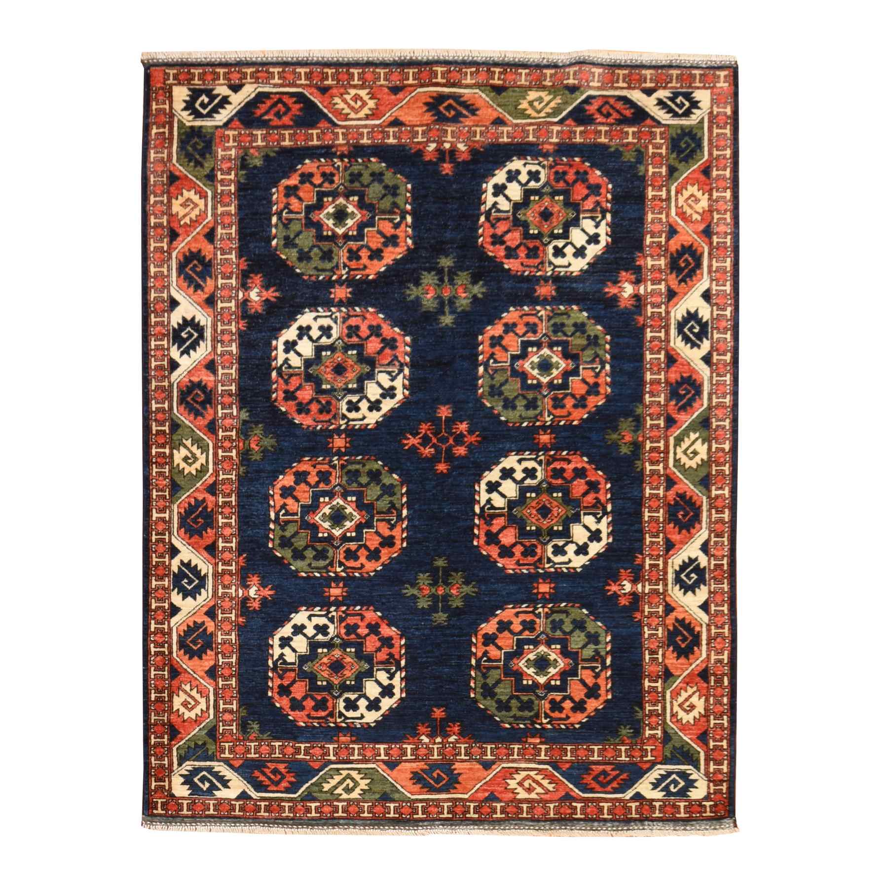 Tribal-Geometric-Hand-Knotted-Rug-393640
