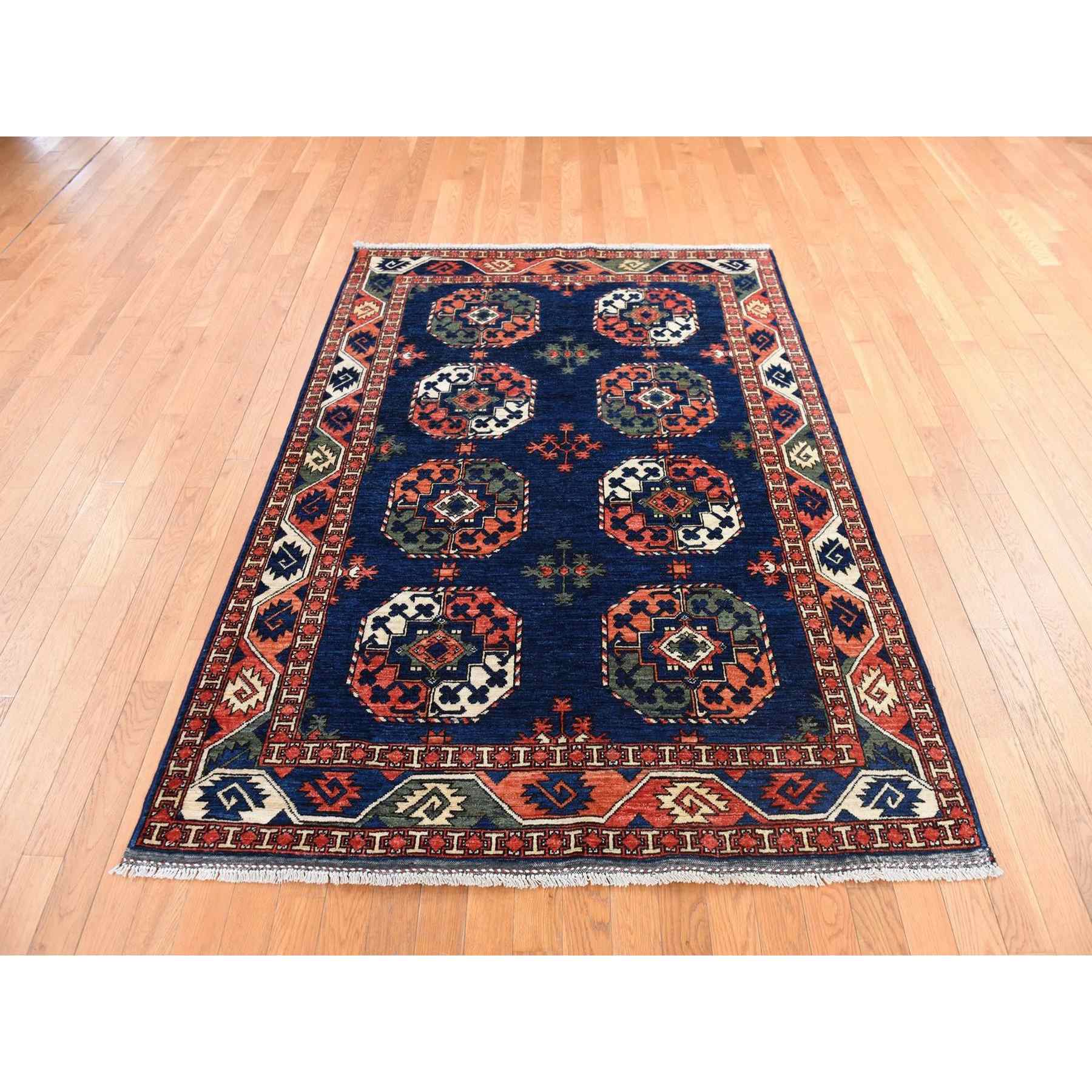 Tribal-Geometric-Hand-Knotted-Rug-393640
