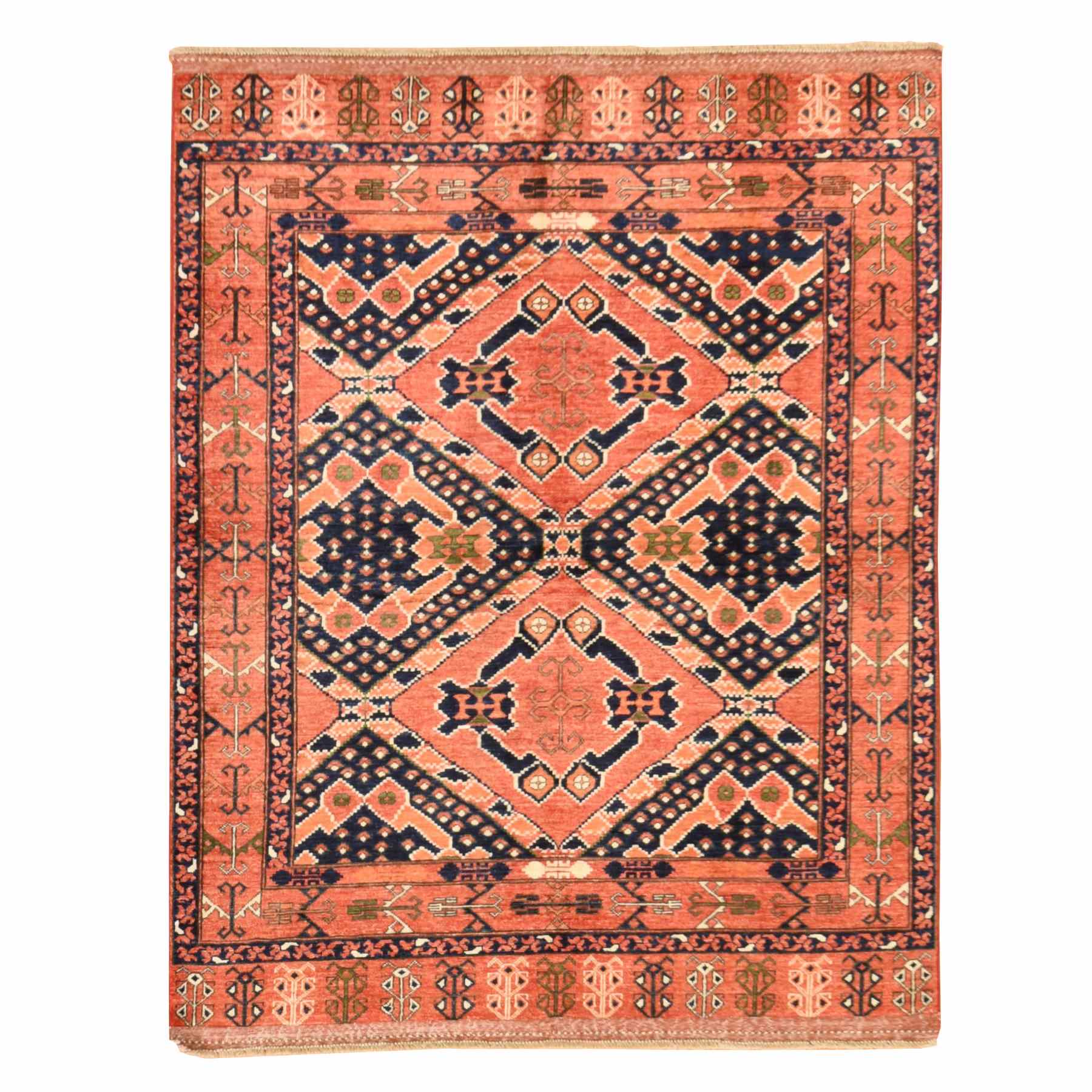 Tribal-Geometric-Hand-Knotted-Rug-393645