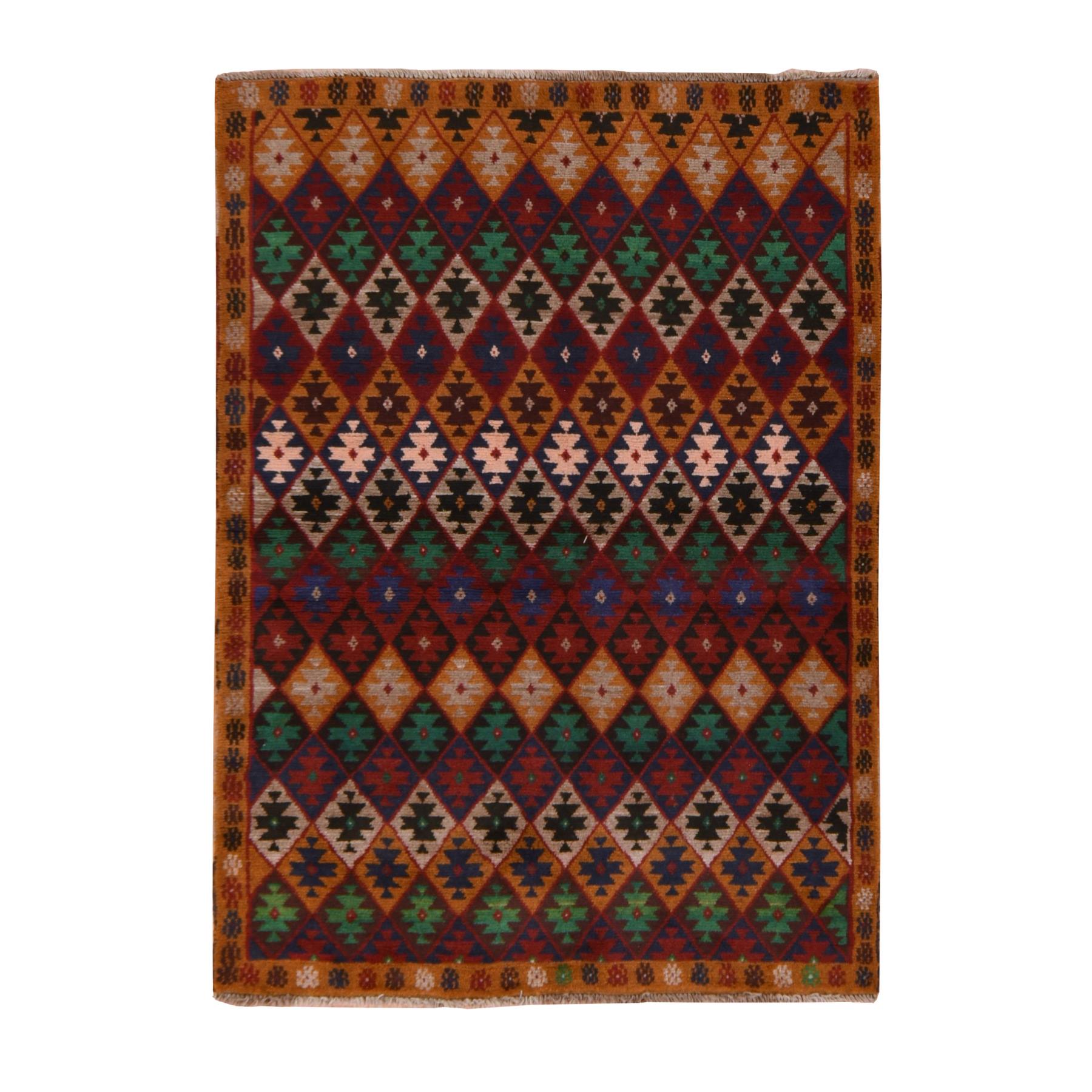 Tribal-Geometric-Hand-Knotted-Rug-393900
