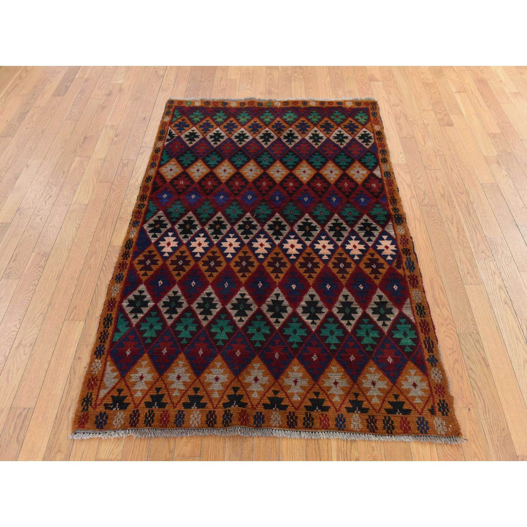 Tribal-Geometric-Hand-Knotted-Rug-393900