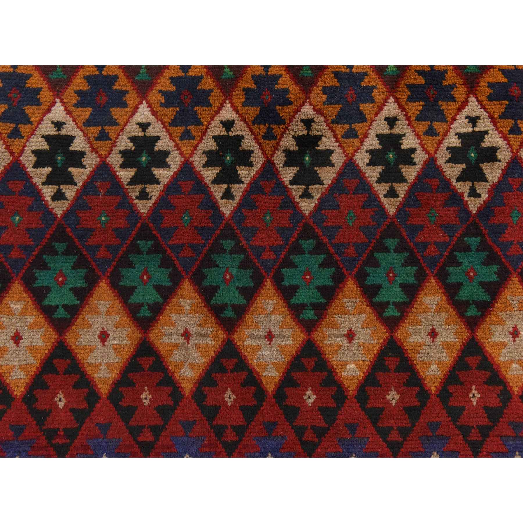 Tribal-Geometric-Hand-Knotted-Rug-393900
