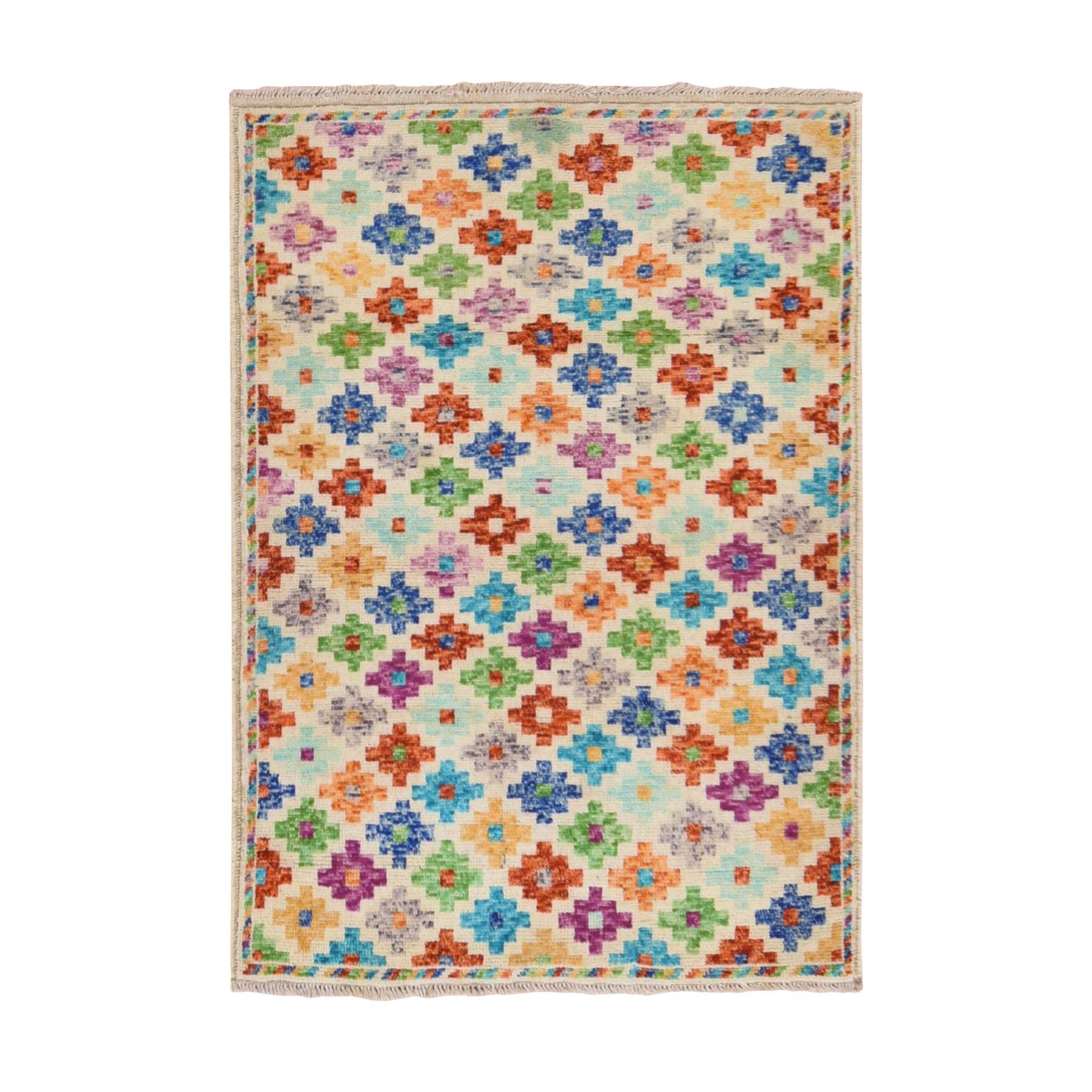 Tribal-Geometric-Hand-Knotted-Rug-393905