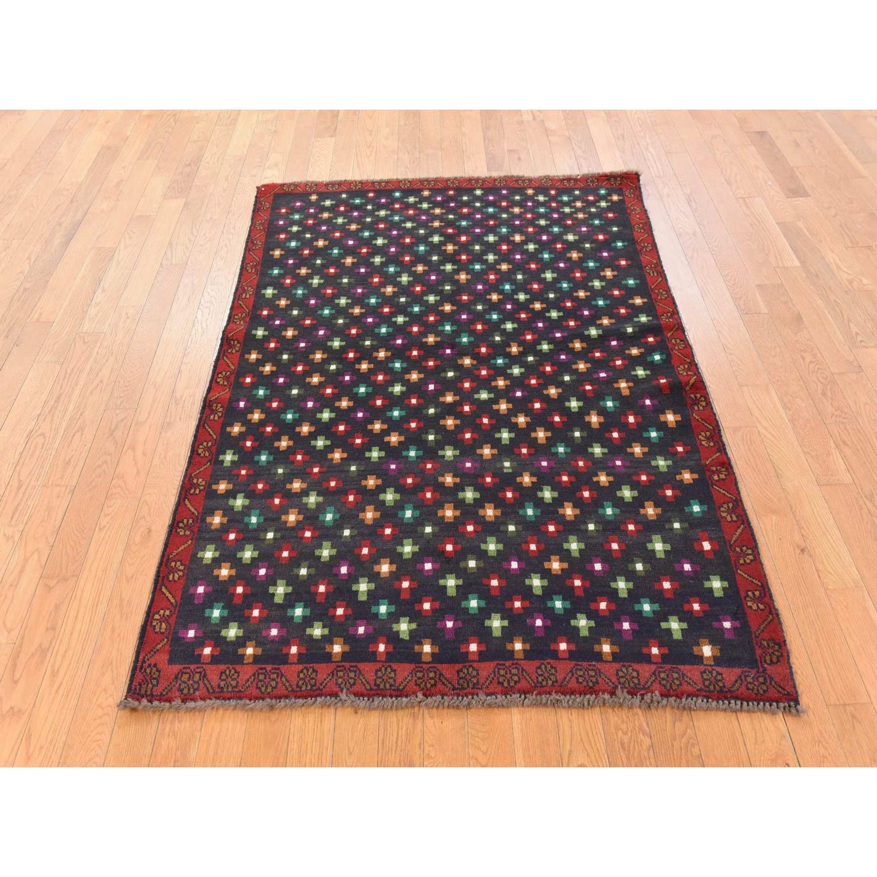 Tribal-Geometric-Hand-Knotted-Rug-393955