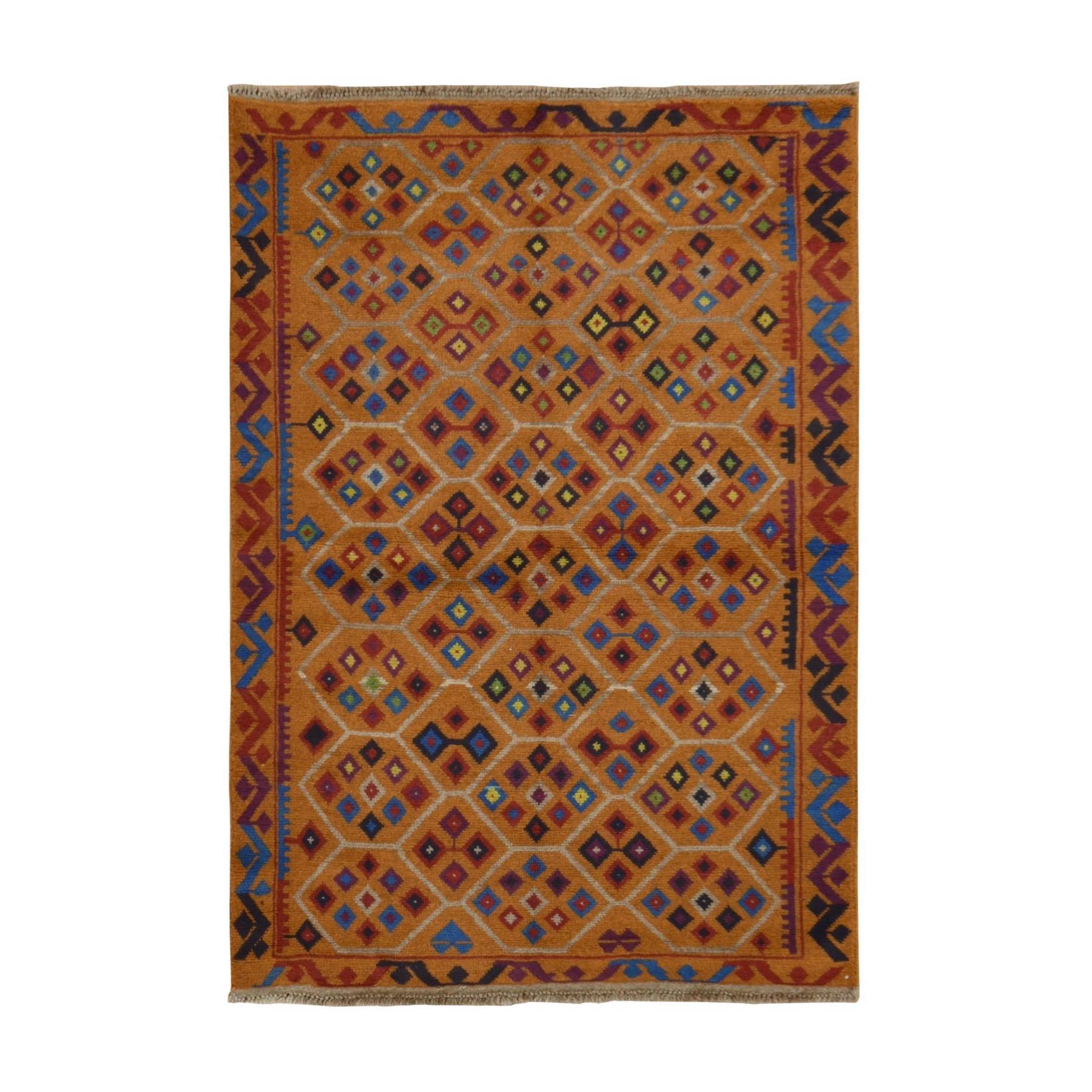 Tribal-Geometric-Hand-Knotted-Rug-393970