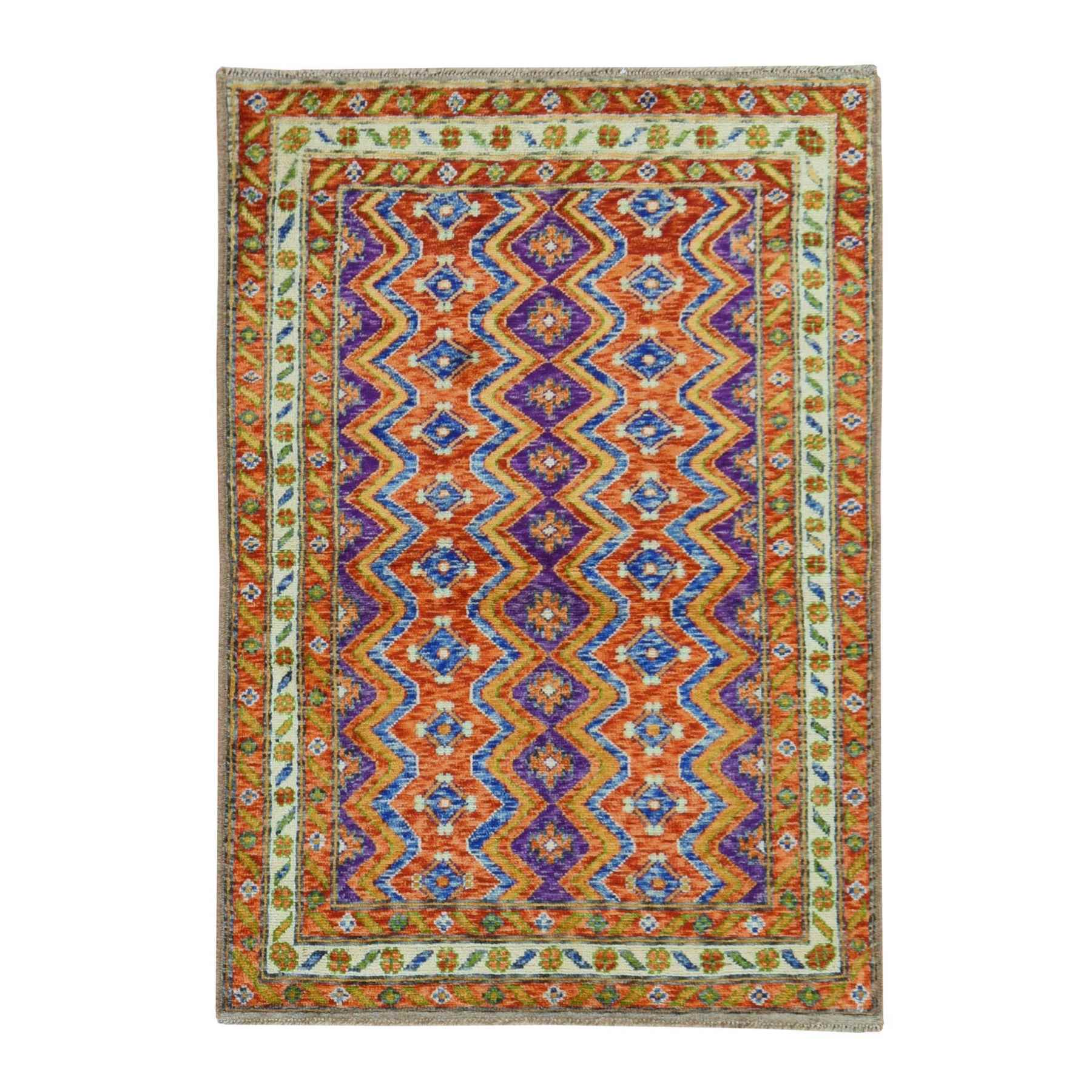 Tribal-Geometric-Hand-Knotted-Rug-393990