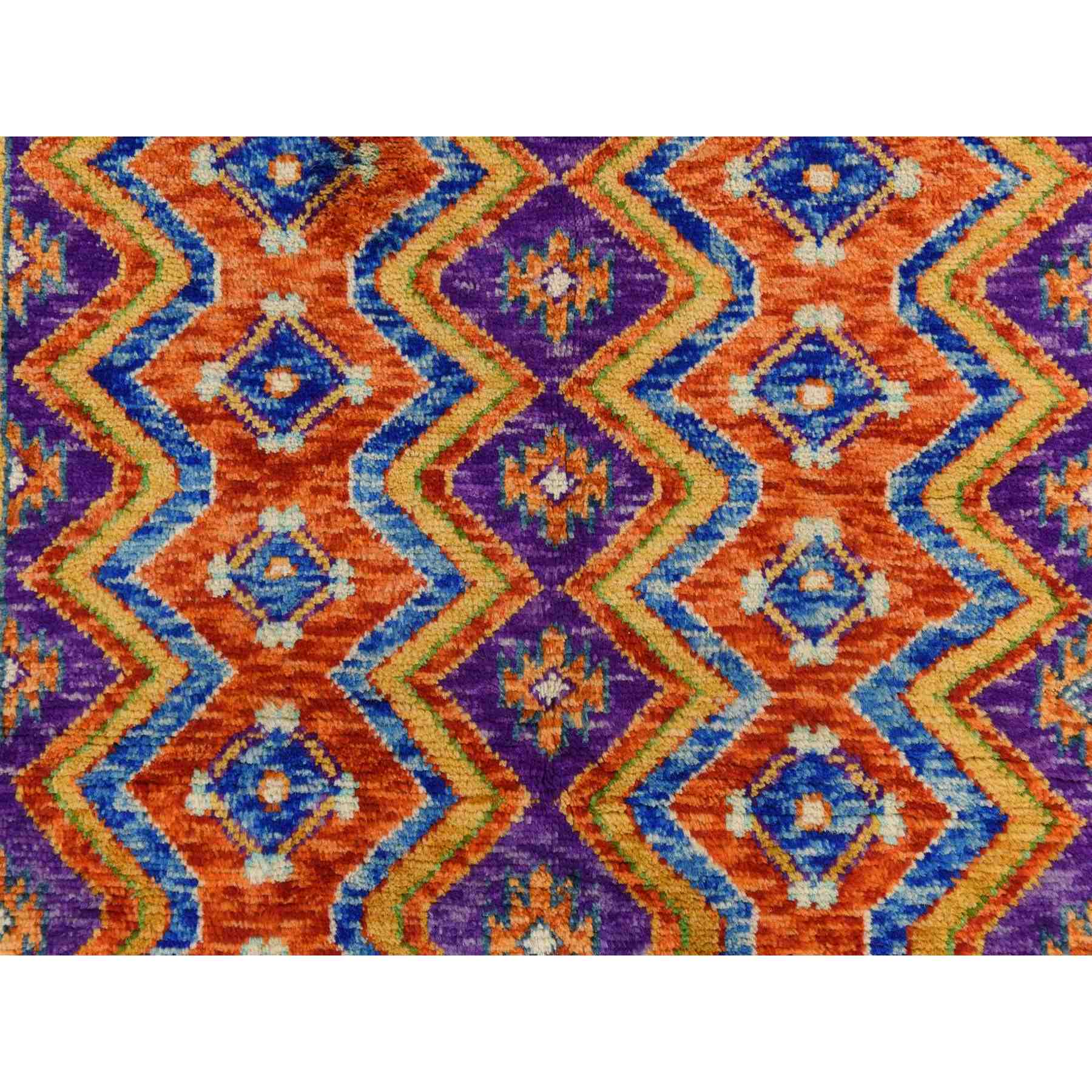 Tribal-Geometric-Hand-Knotted-Rug-393990
