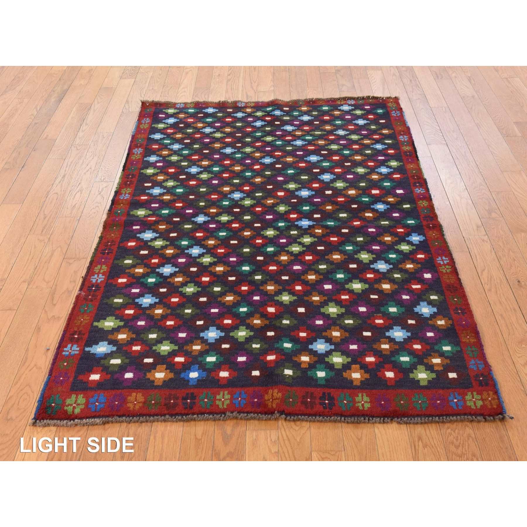 Tribal-Geometric-Hand-Knotted-Rug-394000