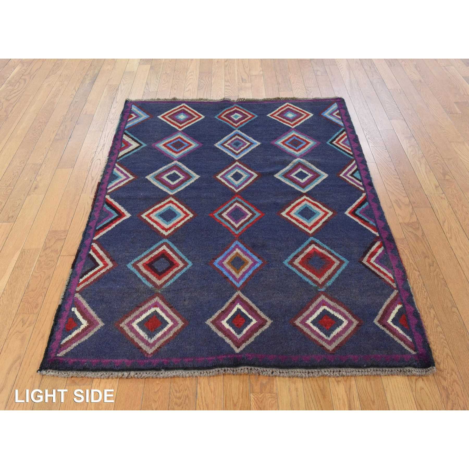 Tribal-Geometric-Hand-Knotted-Rug-394005