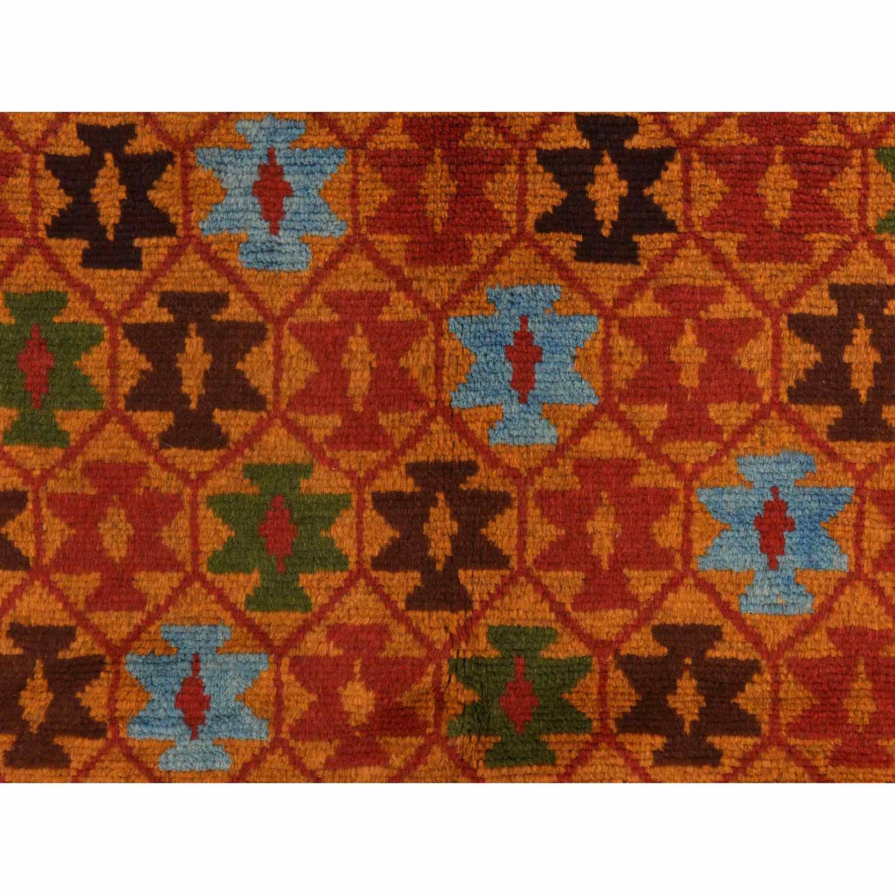 Tribal-Geometric-Hand-Knotted-Rug-394065