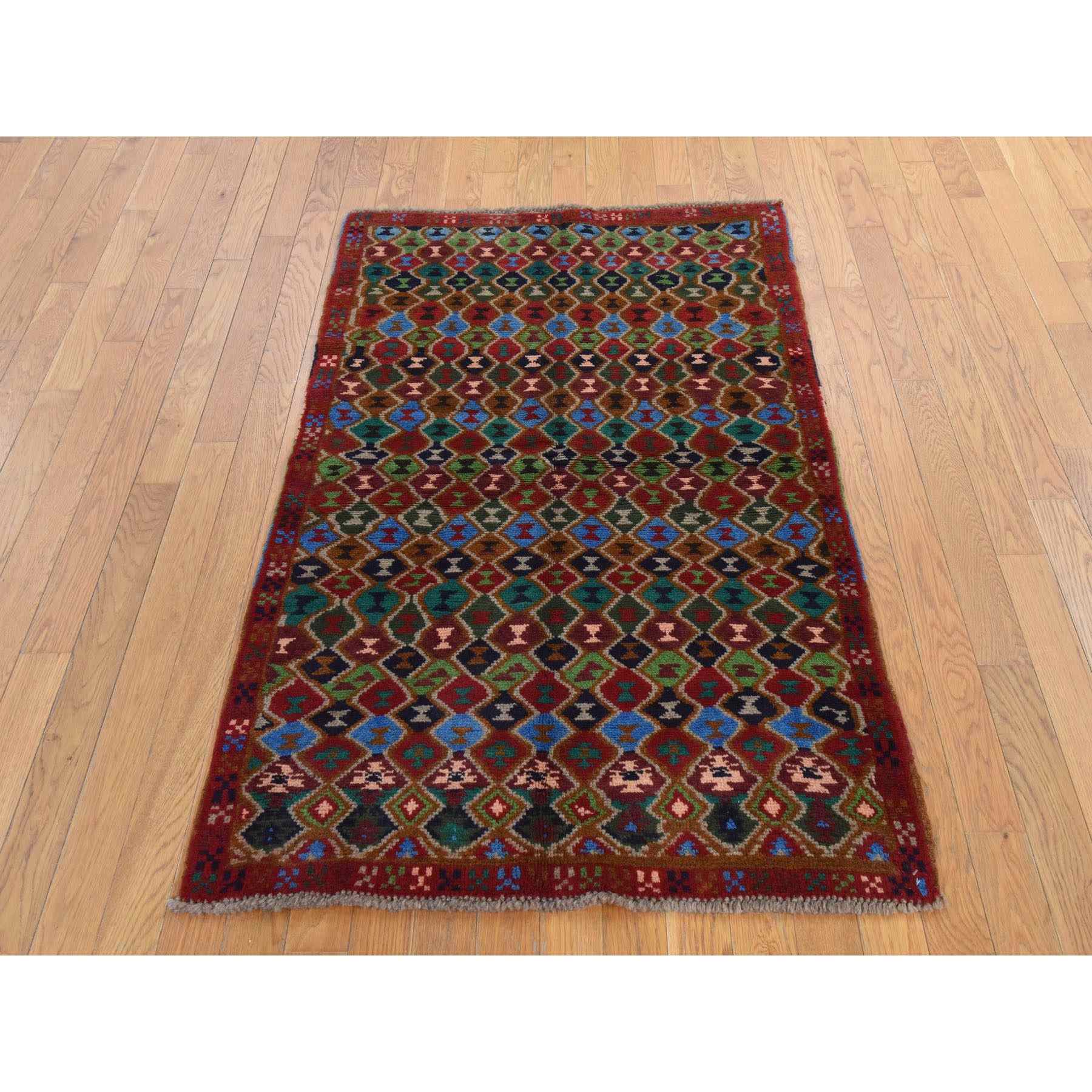 Tribal-Geometric-Hand-Knotted-Rug-394070