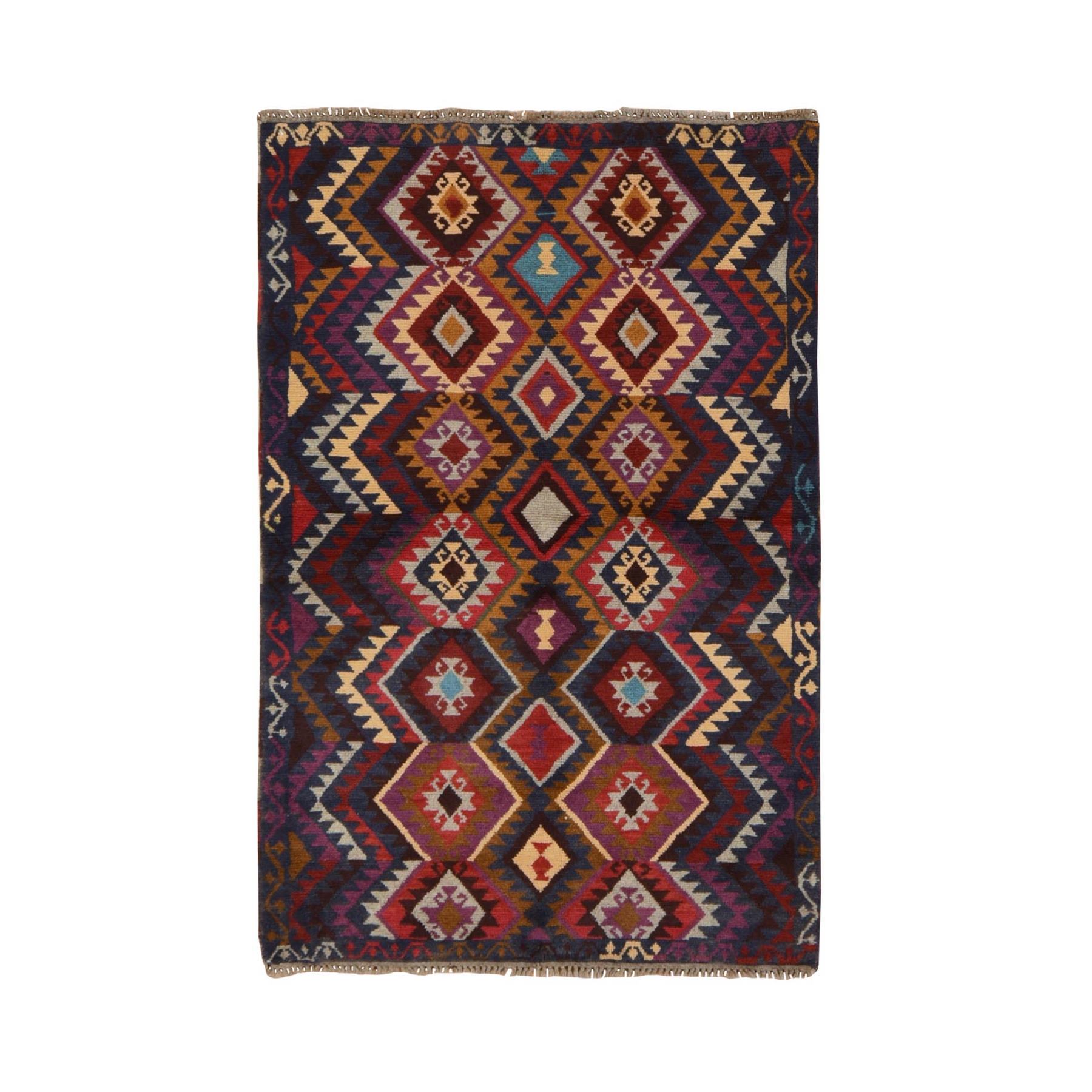 Tribal-Geometric-Hand-Knotted-Rug-394100