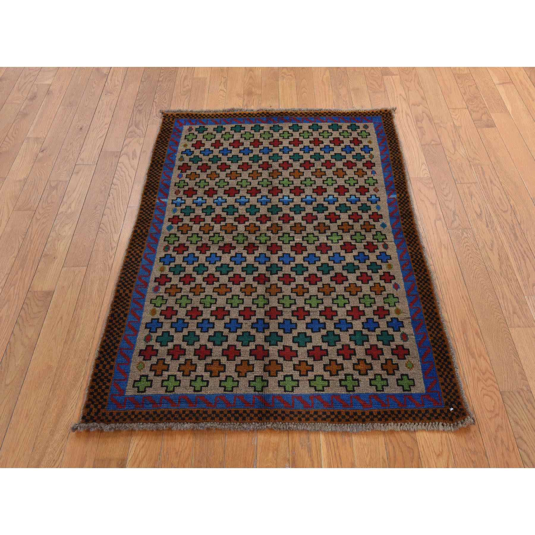 Tribal-Geometric-Hand-Knotted-Rug-394105