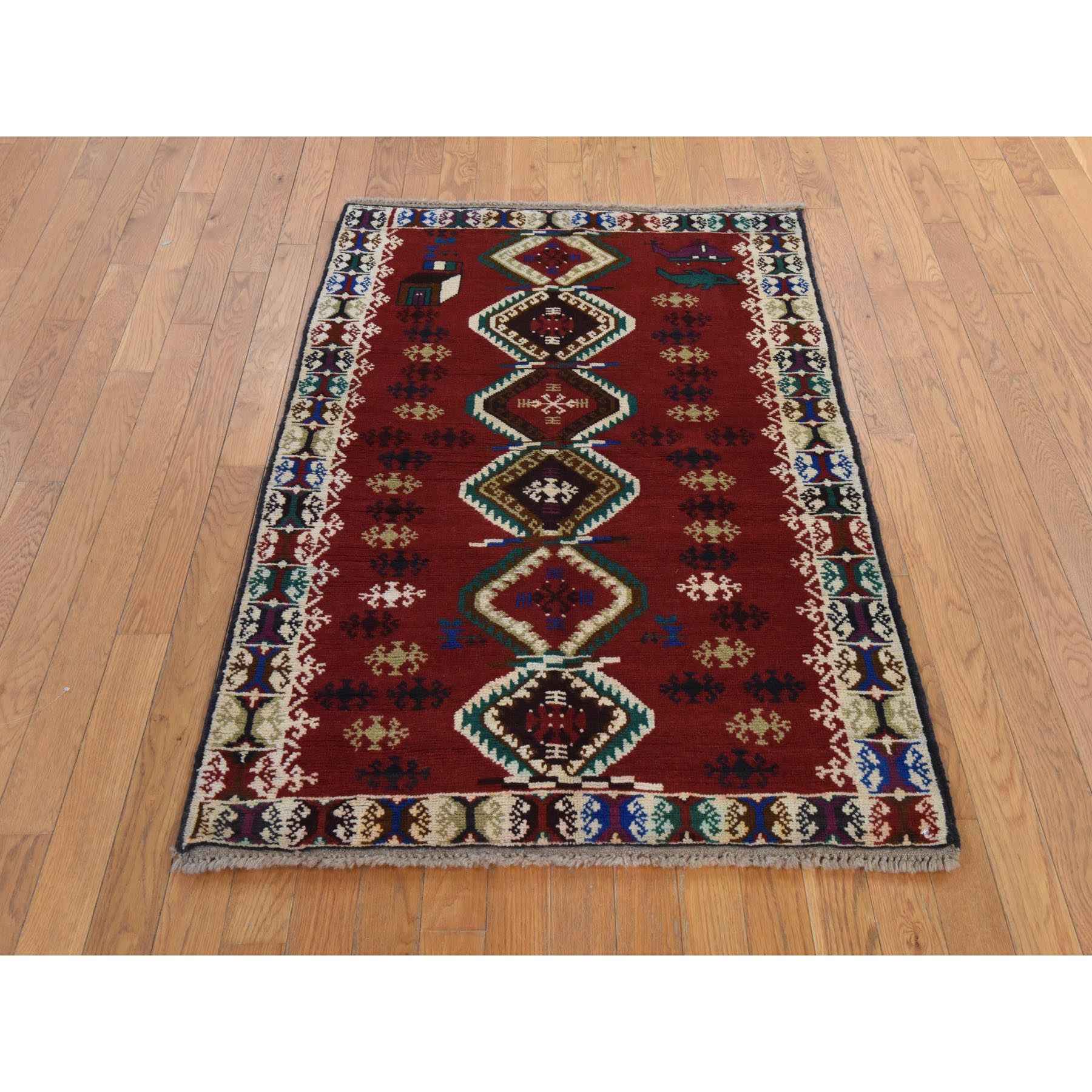 Tribal-Geometric-Hand-Knotted-Rug-394120
