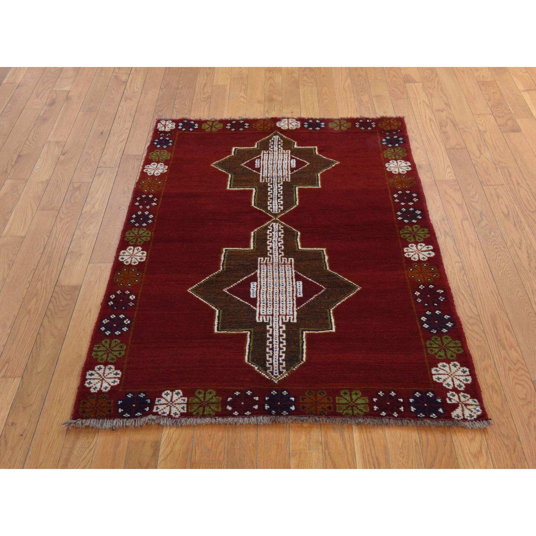 Tribal-Geometric-Hand-Knotted-Rug-394125