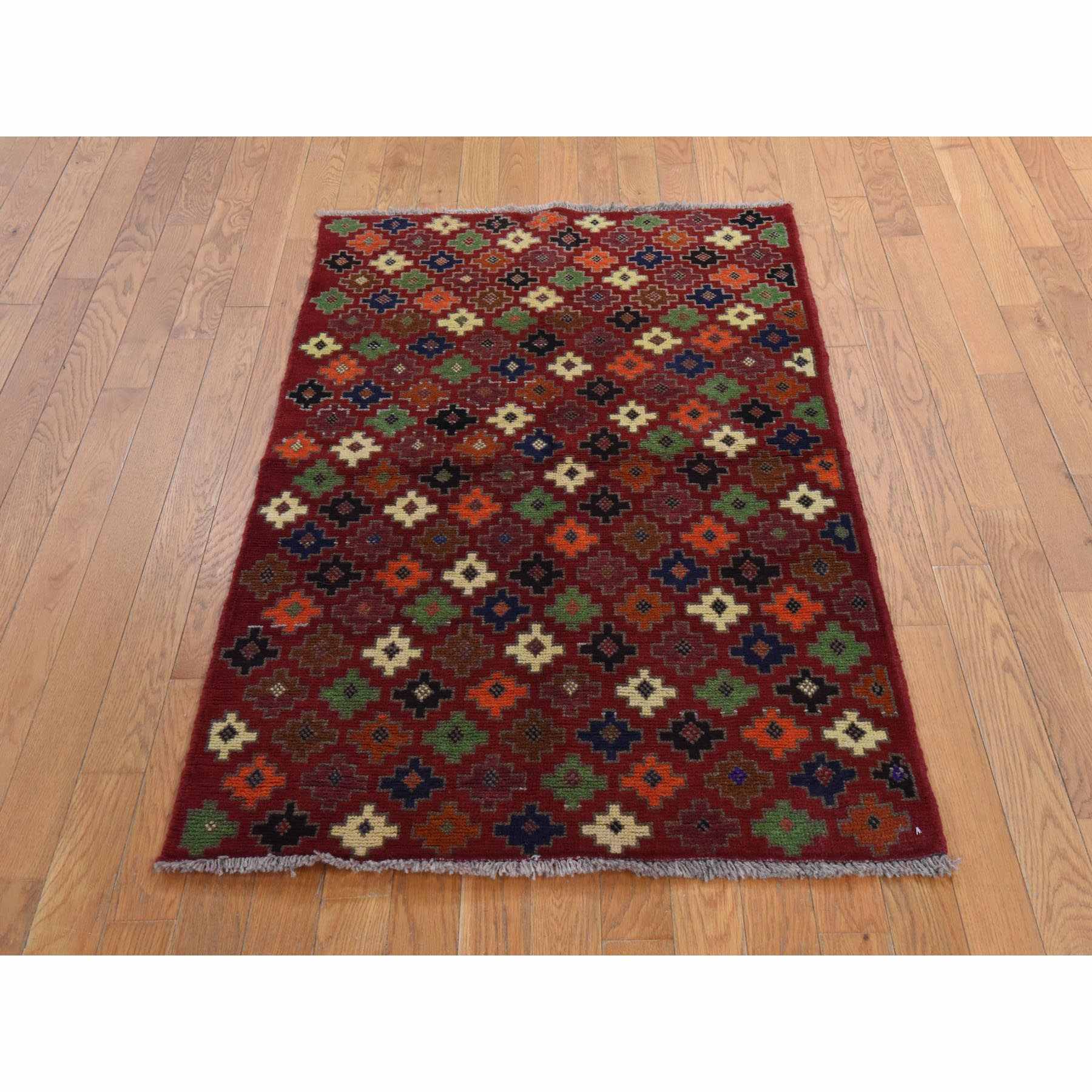 Tribal-Geometric-Hand-Knotted-Rug-394130