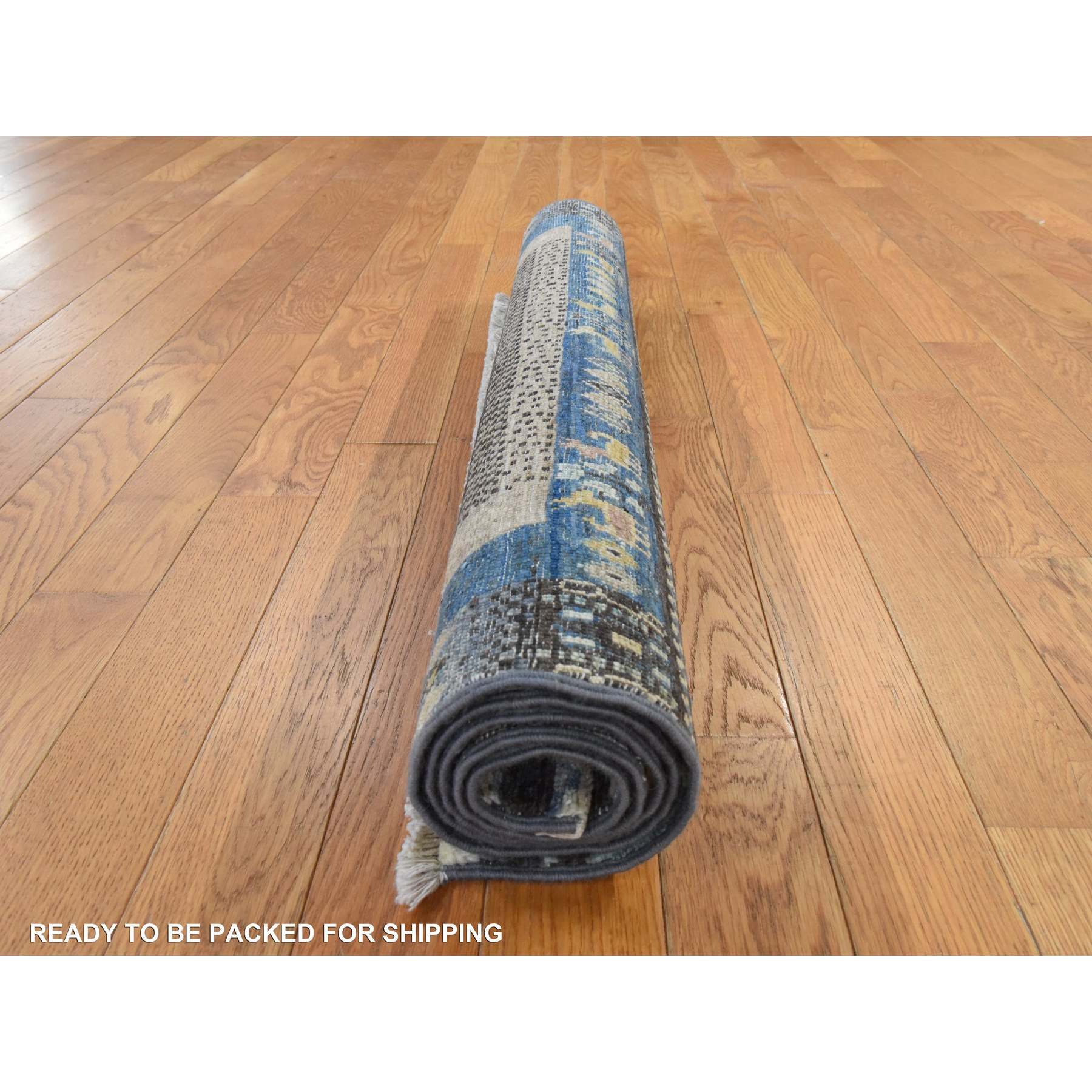 Tribal-Geometric-Hand-Knotted-Rug-394325