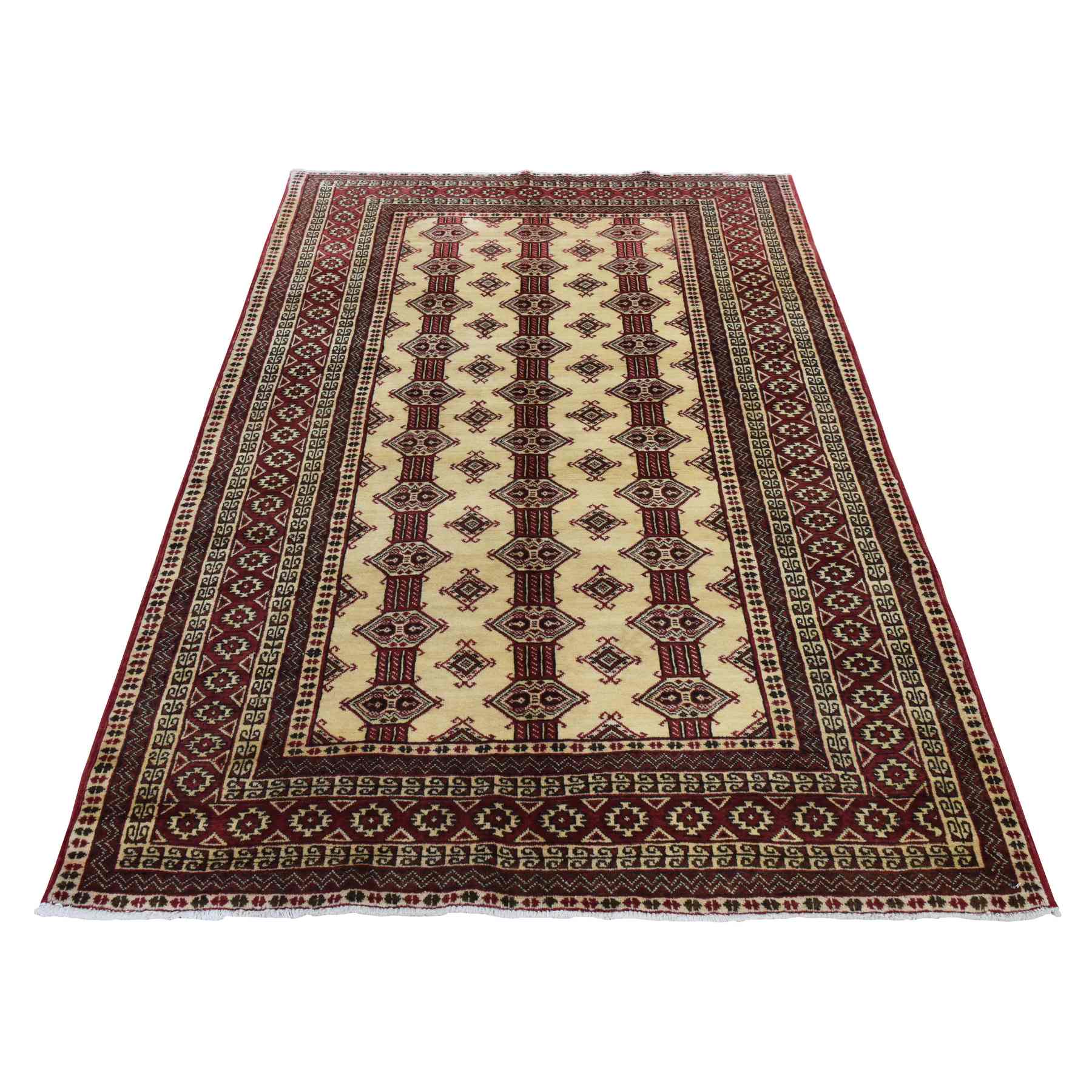 Tribal-Geometric-Hand-Knotted-Rug-394330